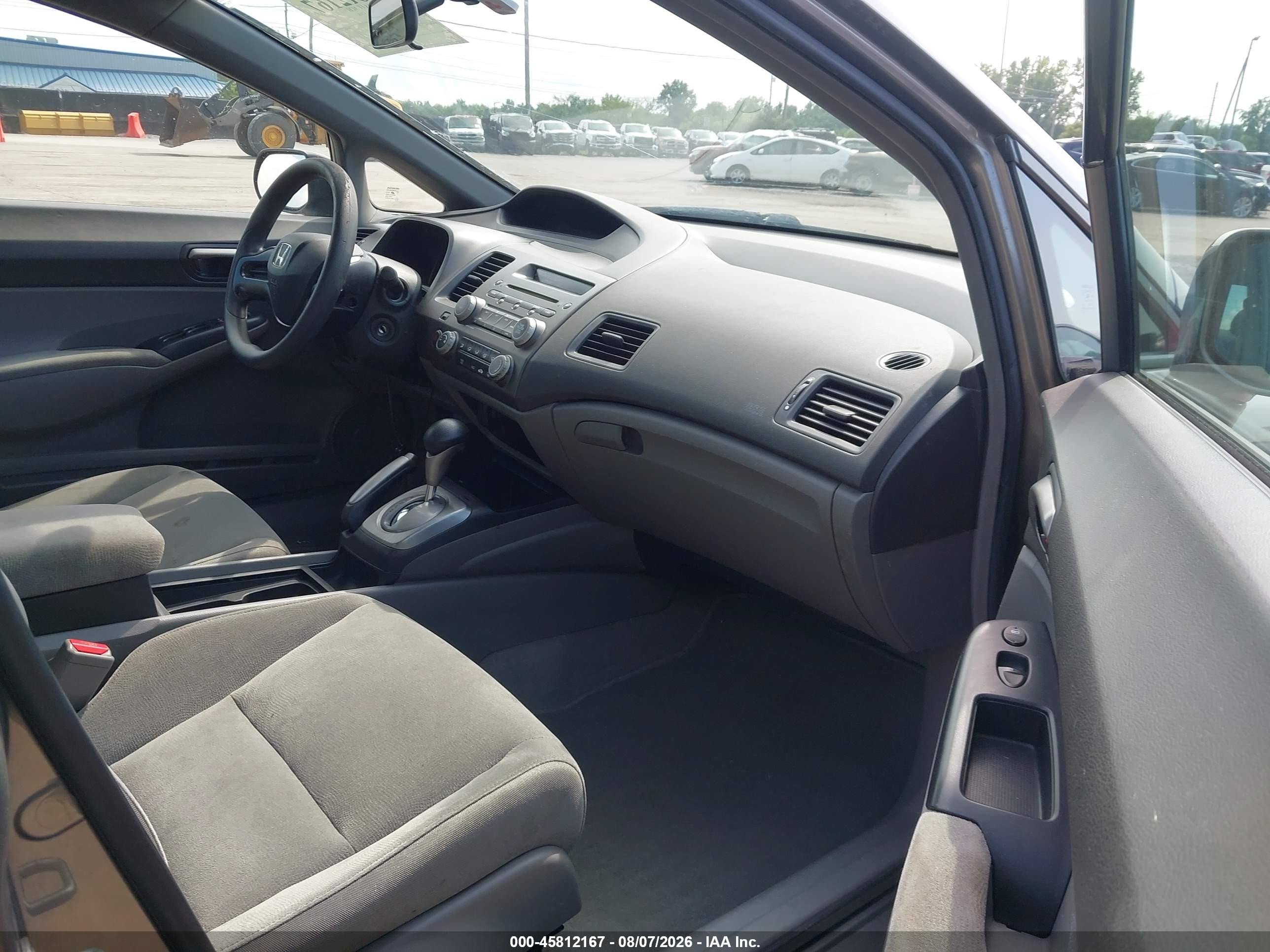 2006 Honda Civic Lx Gray vin: 1HGFA165X6L101068