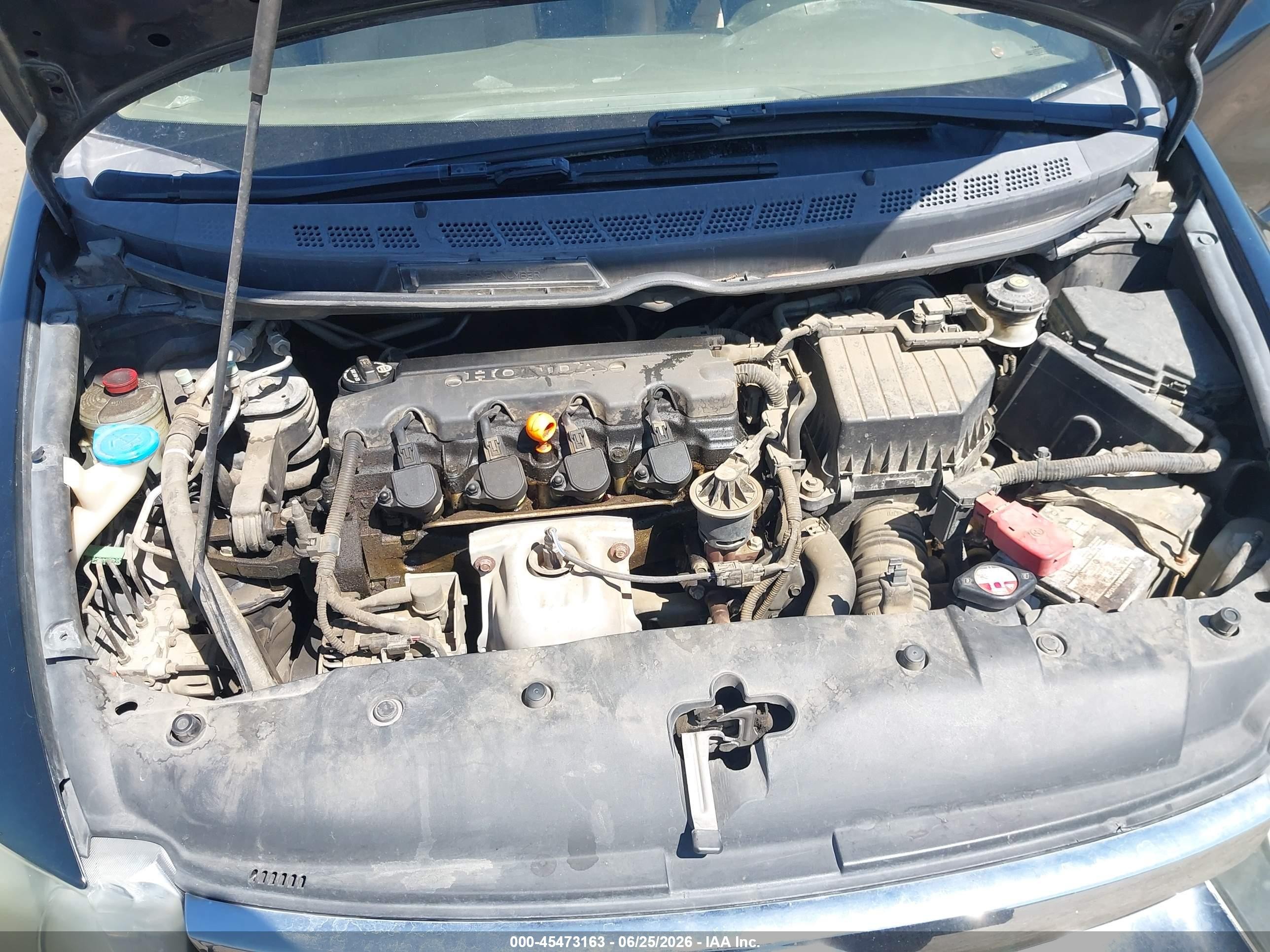 2006 Honda Civic Lx Черный vin: 1HGFA165X6L103225