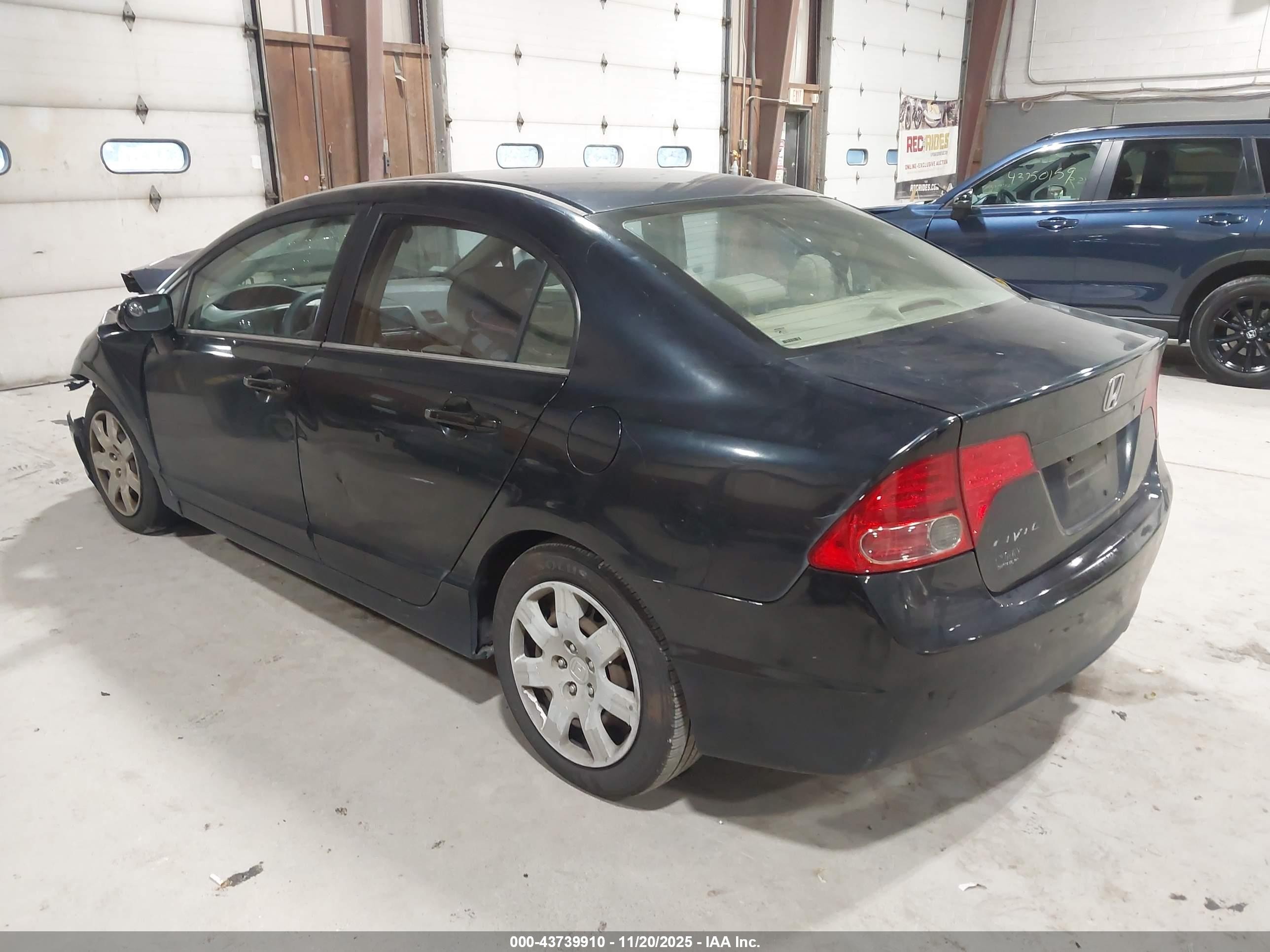 2006 Honda Civic Lx Black vin: 1HGFA165X6L103242