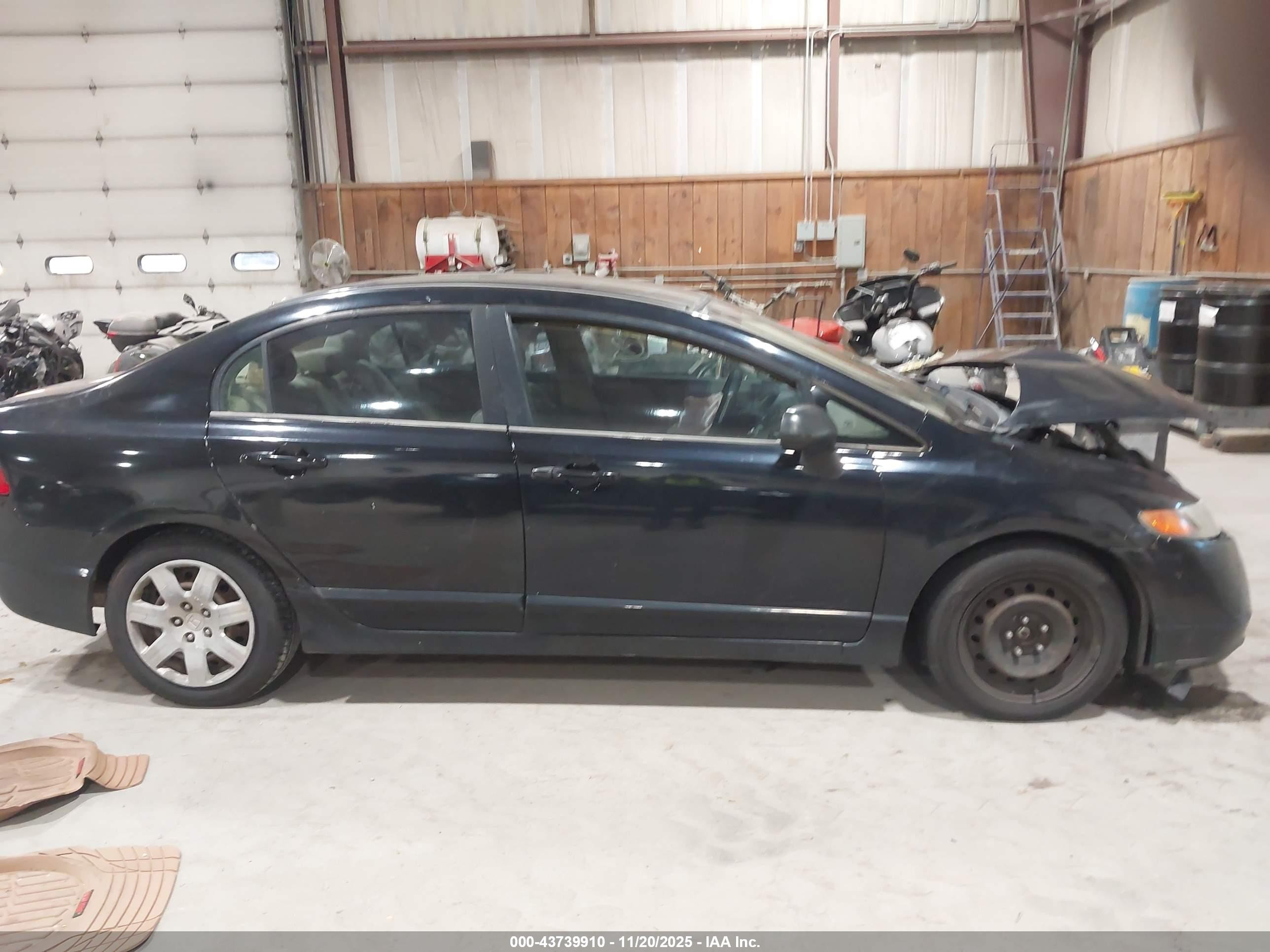 2006 Honda Civic Lx Black vin: 1HGFA165X6L103242