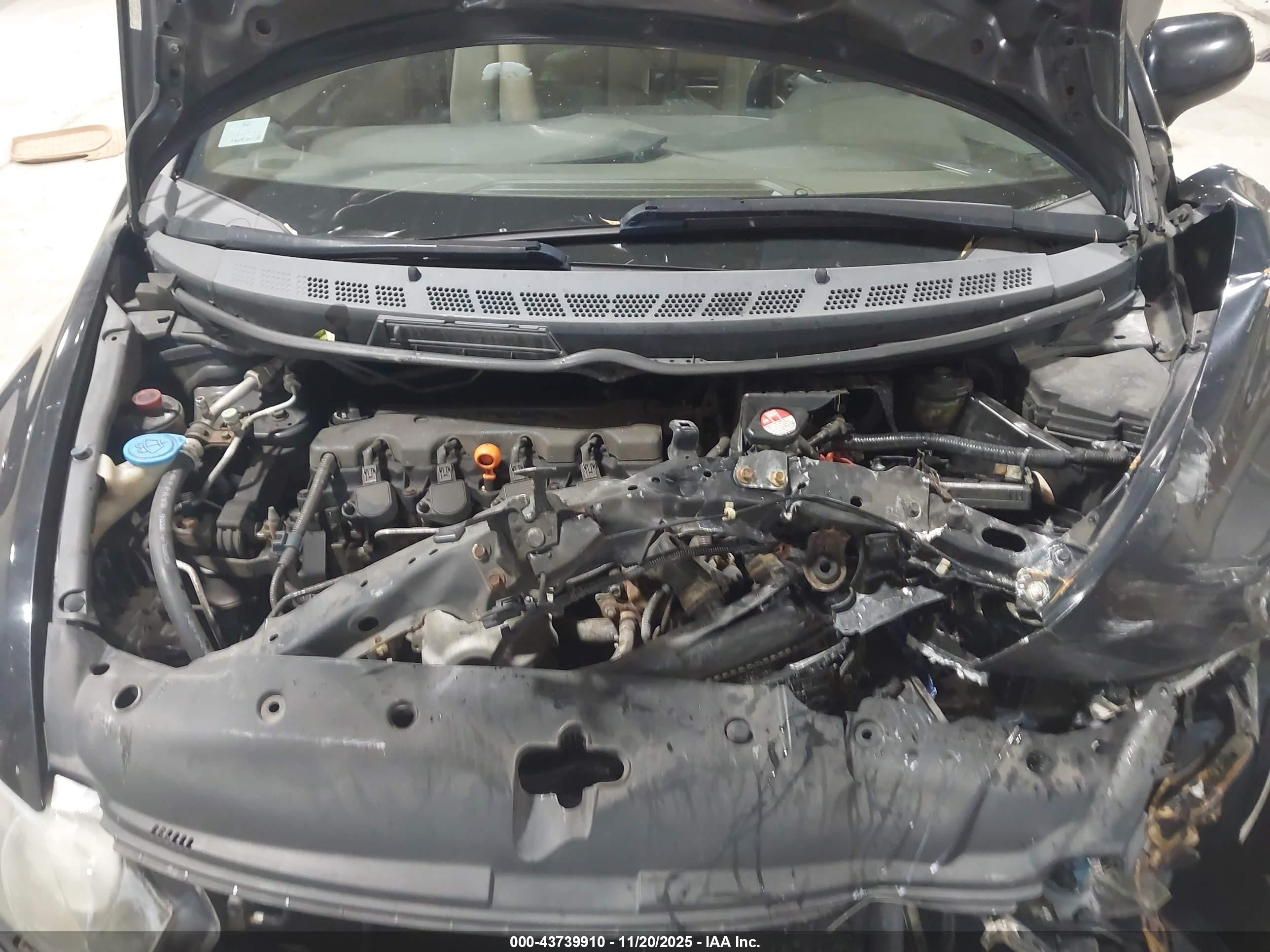 2006 Honda Civic Lx Black vin: 1HGFA165X6L103242