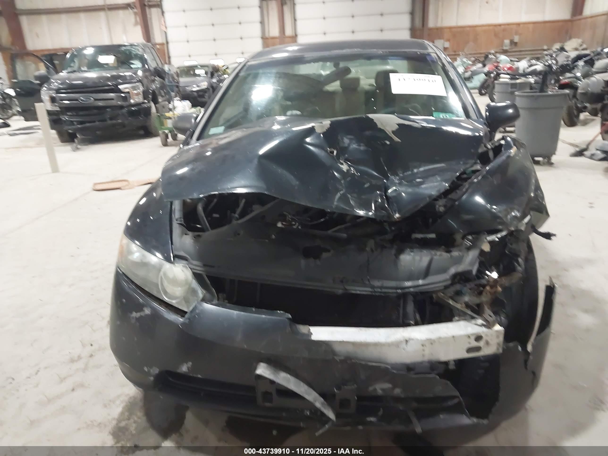 2006 Honda Civic Lx Black vin: 1HGFA165X6L103242