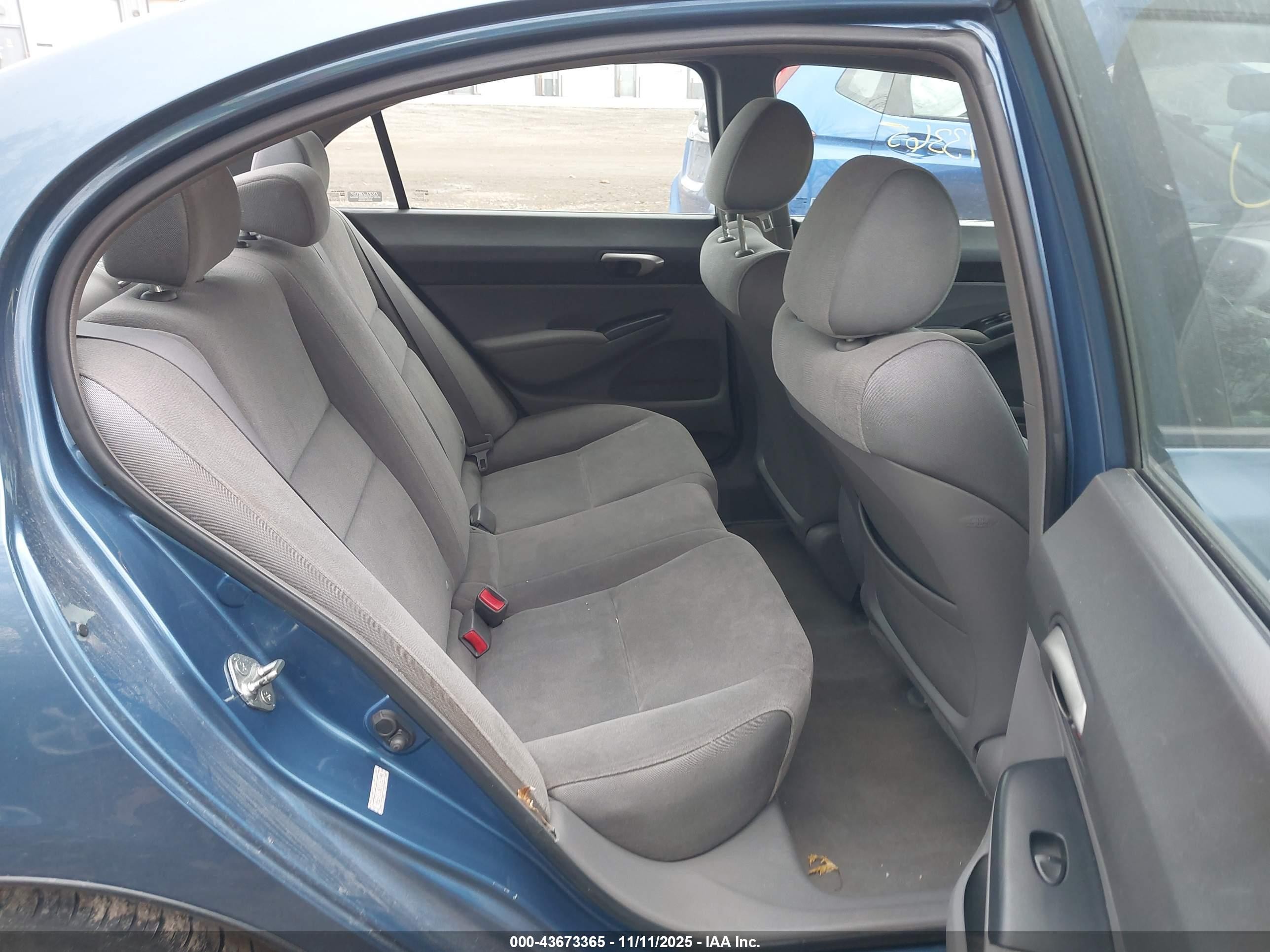 2007 Honda Civic Lx Синий vin: 1HGFA165X7L062144