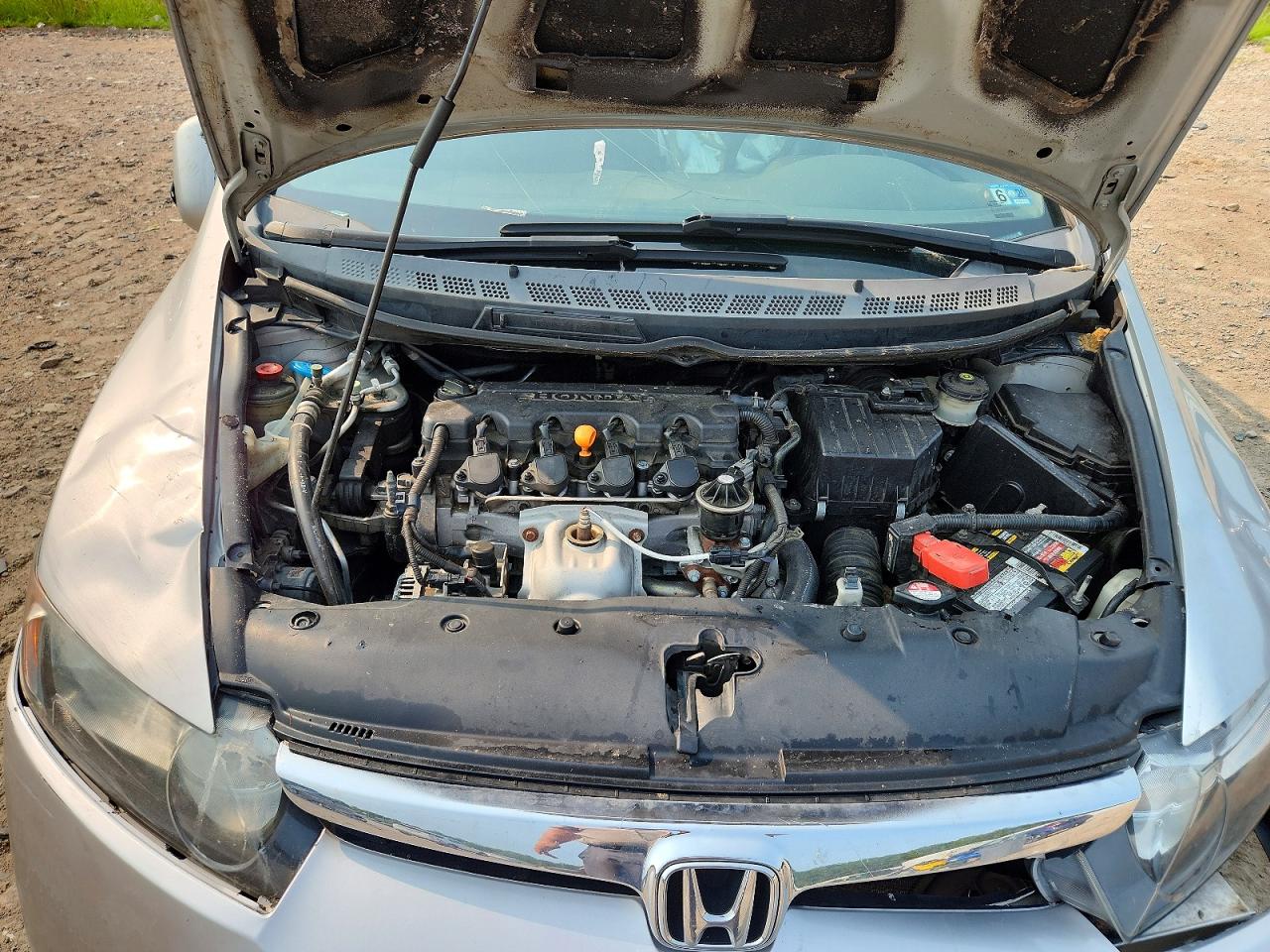 2007 Honda Civic Lx Серебряный vin: 1HGFA165X7L062600