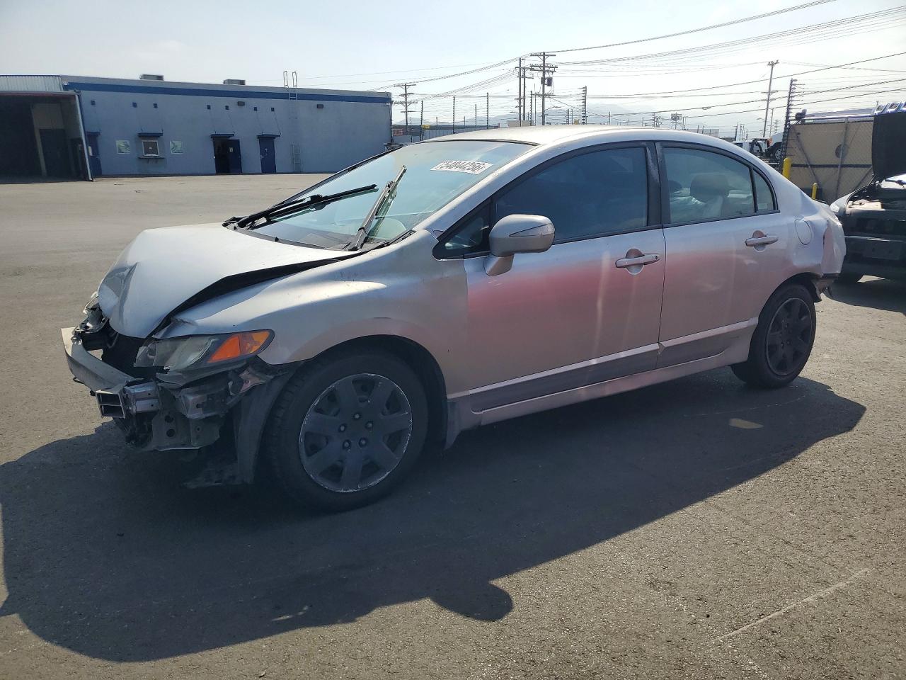 2007 Honda Civic Lx Silver vin: 1HGFA165X7L065478