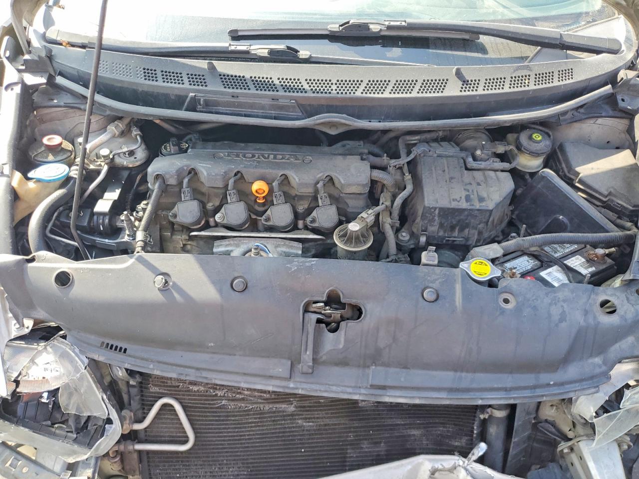2007 Honda Civic Lx Silver vin: 1HGFA165X7L065478