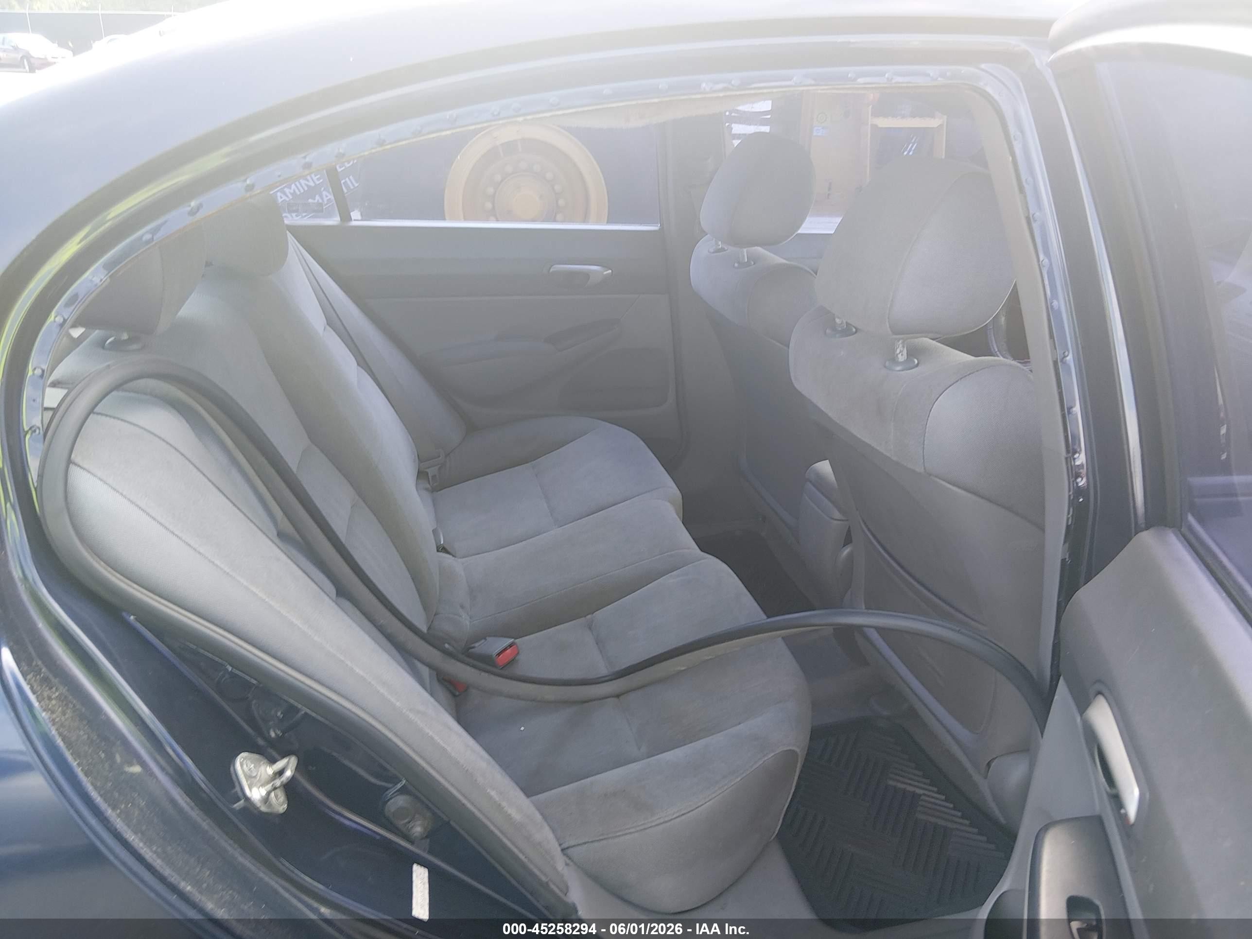 2007 Honda Civic Lx Синий vin: 1HGFA165X7L066615
