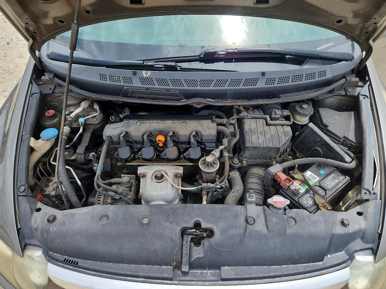 2007 Honda Civic Lx Gray vin: 1HGFA165X7L070955