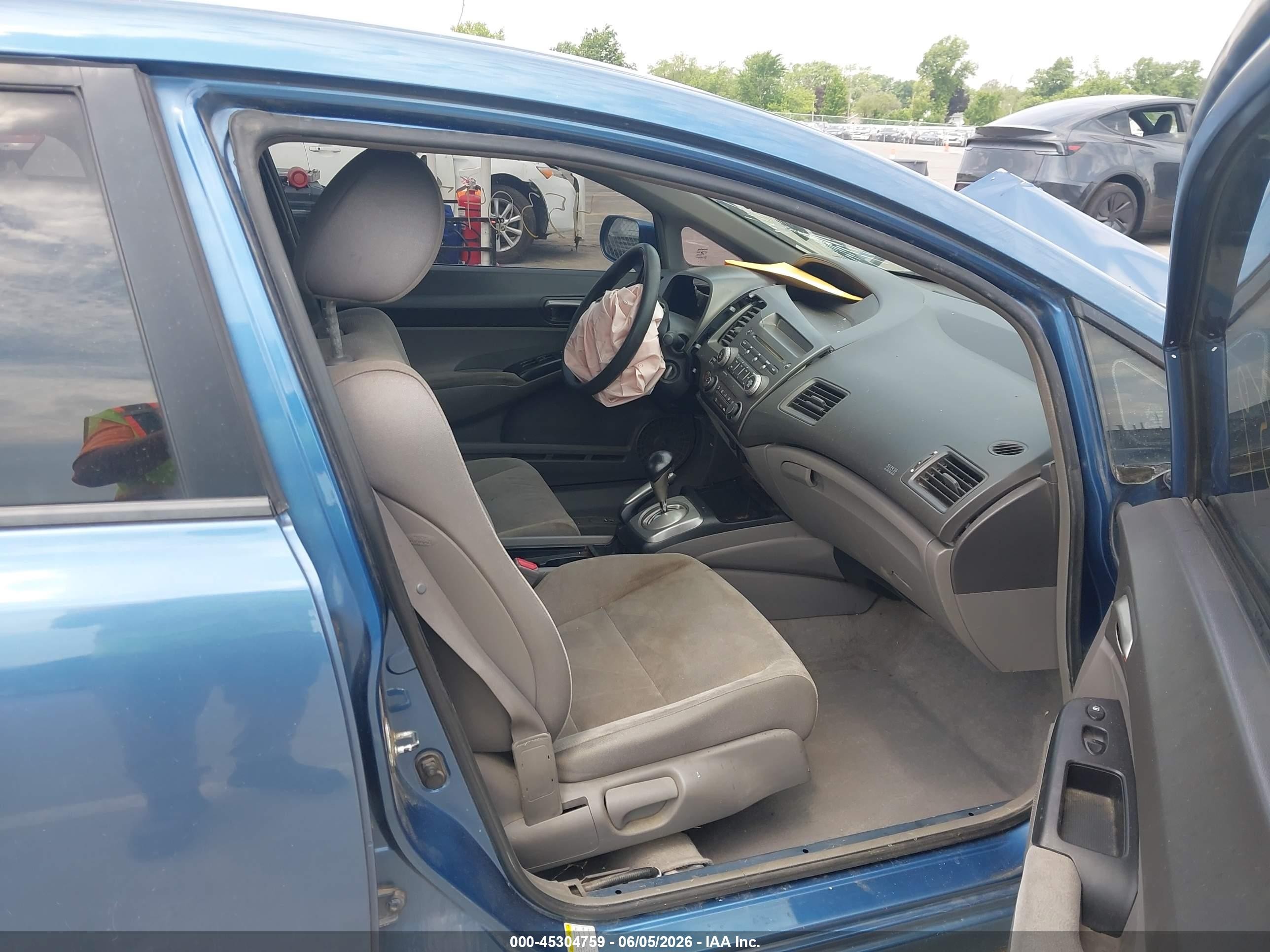 2007 Honda Civic Lx Синий vin: 1HGFA165X7L079638