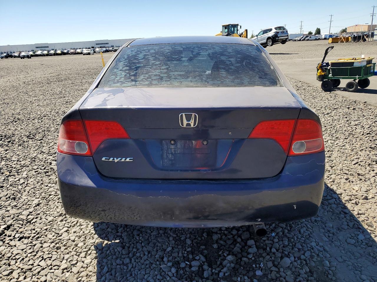 2008 Honda Civic Lx Blue vin: 1HGFA165X8L002463