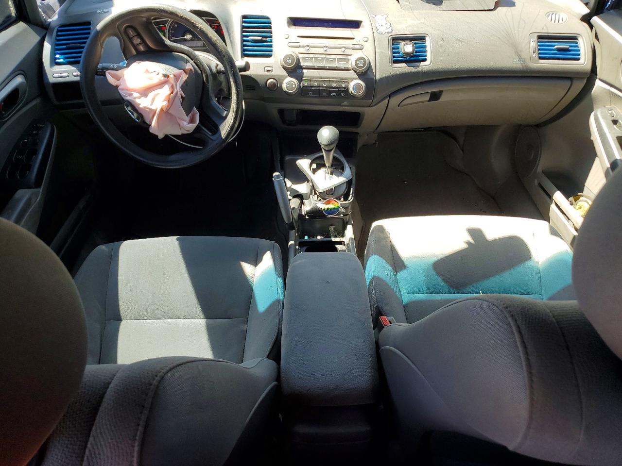2008 Honda Civic Lx Blue vin: 1HGFA165X8L002463