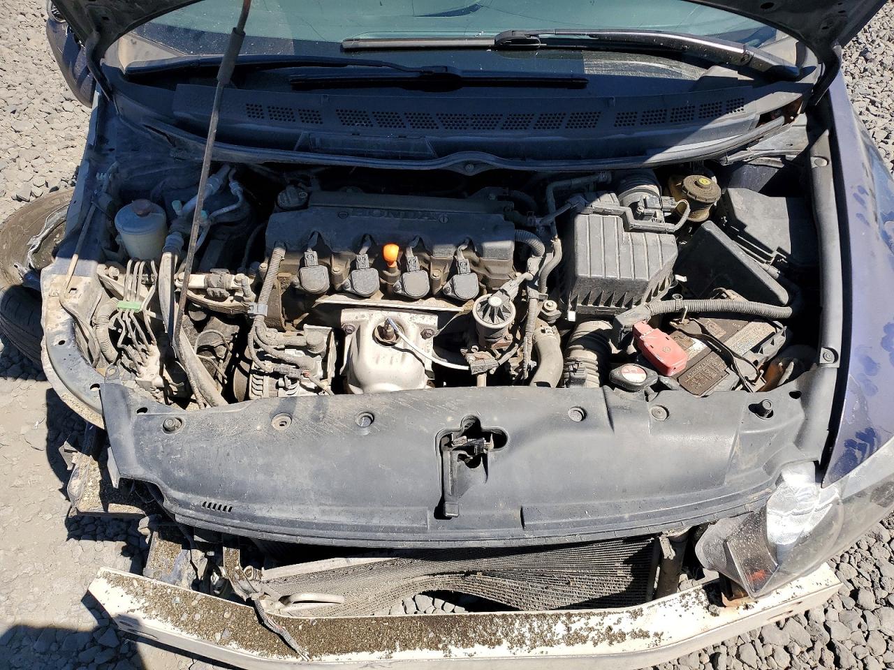 2008 Honda Civic Lx Blue vin: 1HGFA165X8L002463
