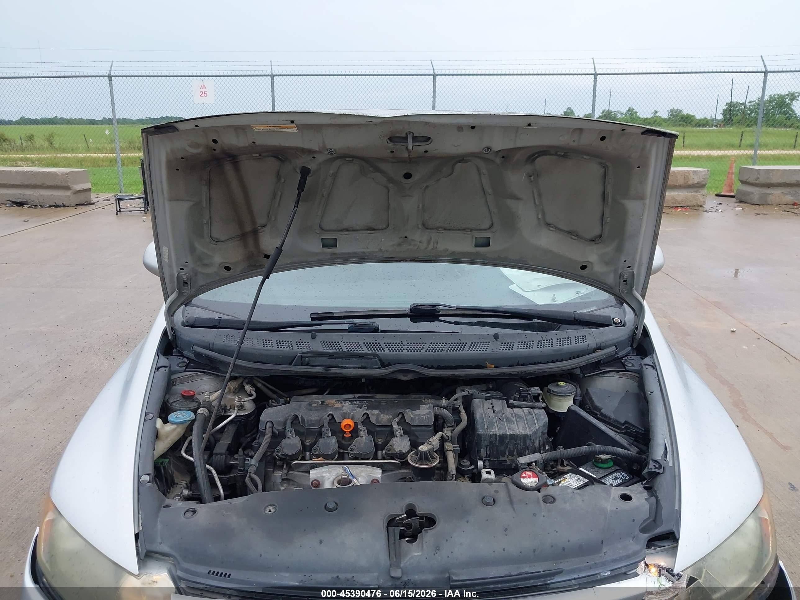 2008 Honda Civic Lx Silver vin: 1HGFA165X8L012412