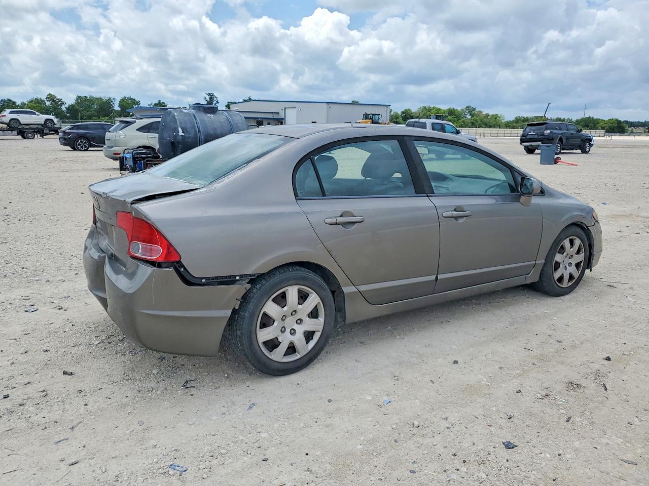2008 Honda Civic Lx Gray vin: 1HGFA165X8L034054