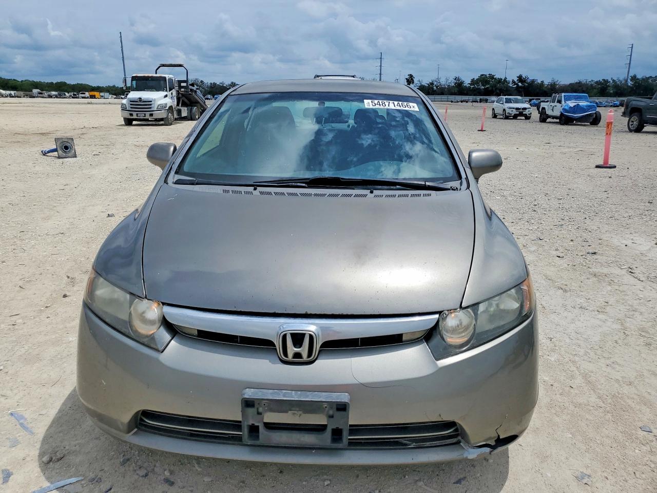 2008 Honda Civic Lx Gray vin: 1HGFA165X8L034054