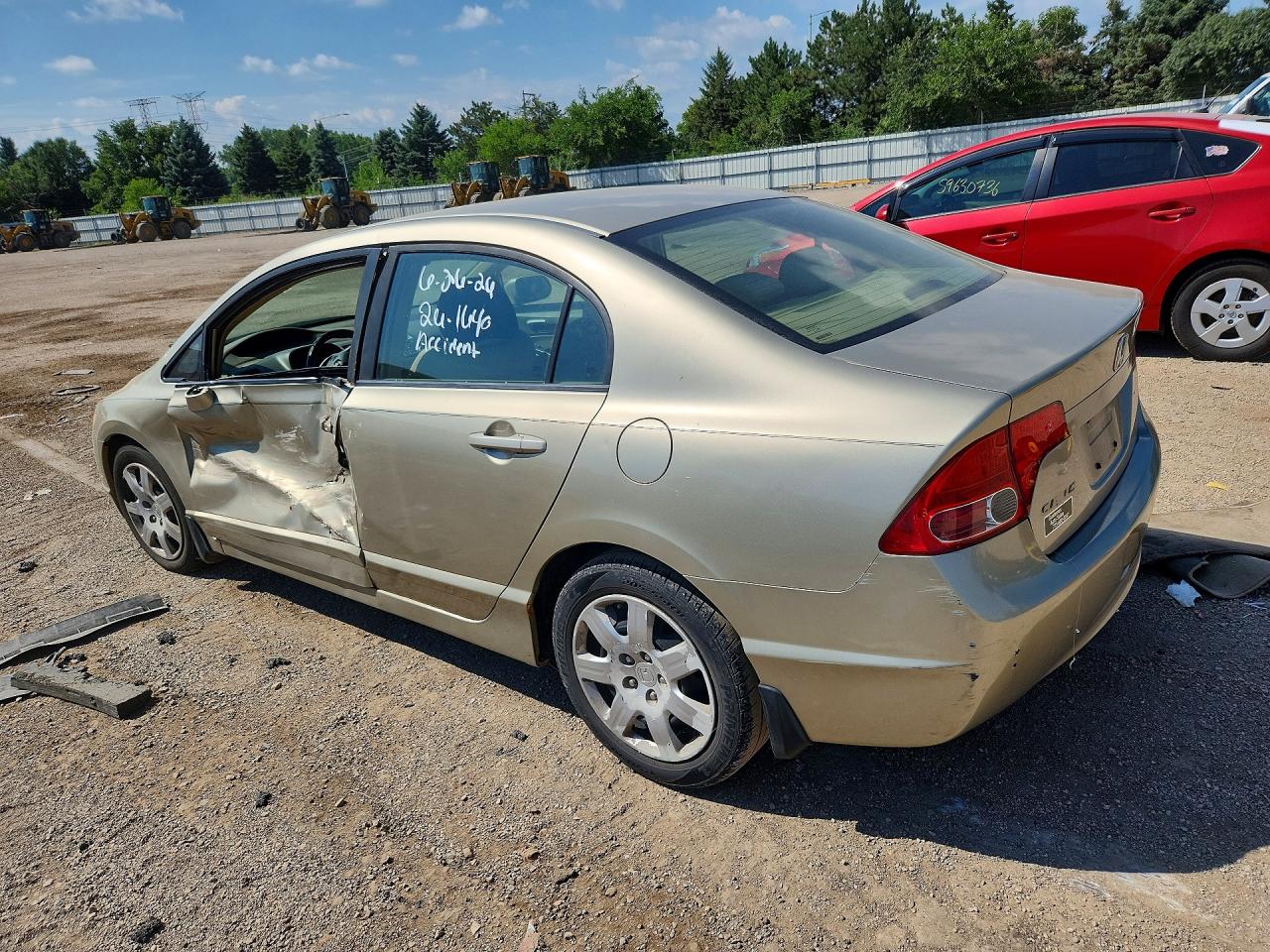 2008 Honda Civic Lx Gold vin: 1HGFA165X8L049220