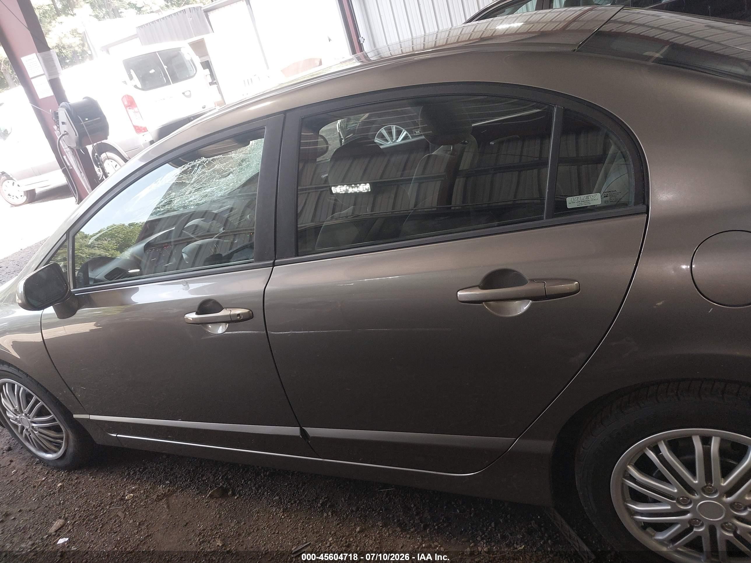 2008 Honda Civic Lx Серый vin: 1HGFA165X8L062517