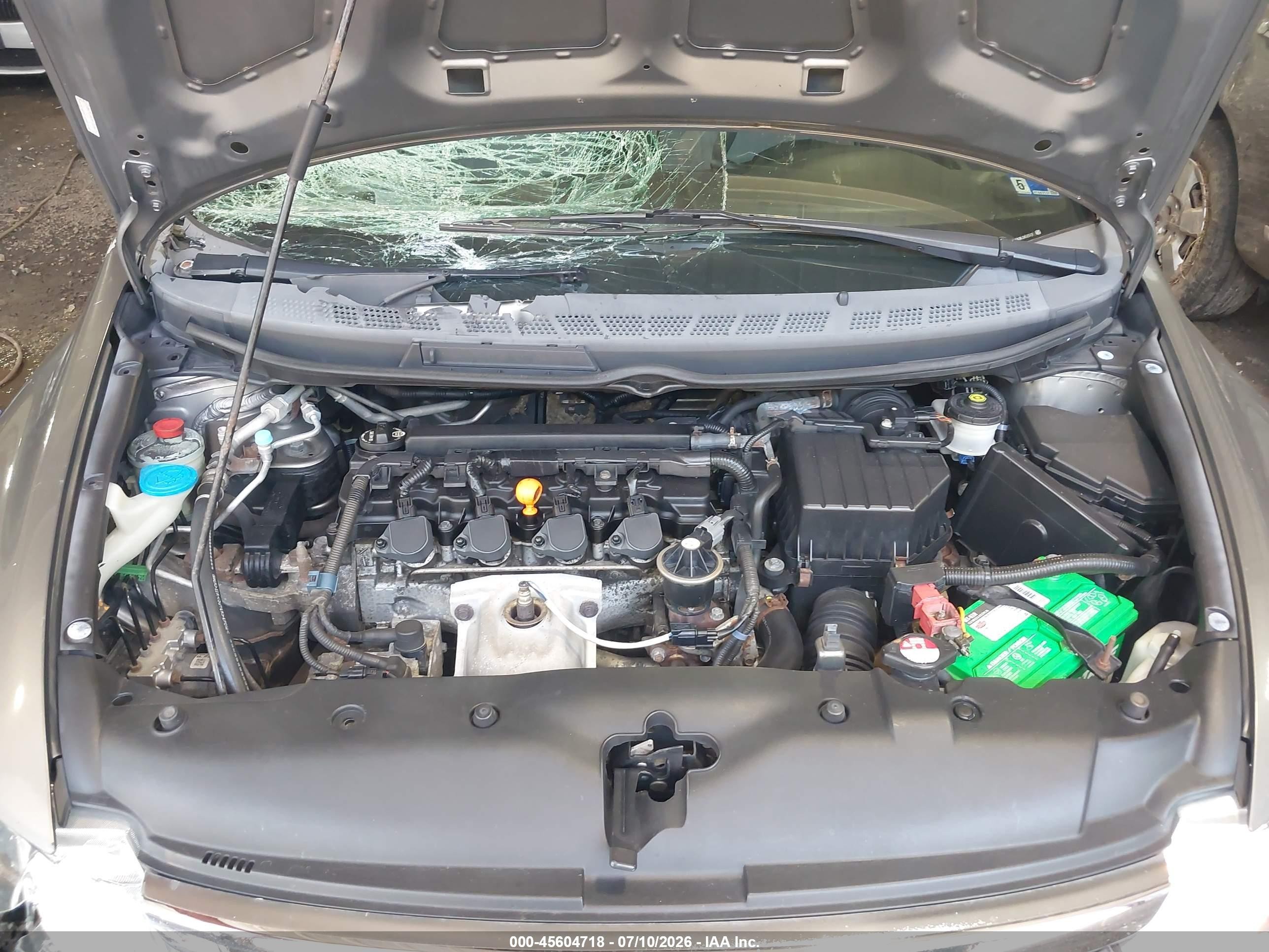 2008 Honda Civic Lx Серый vin: 1HGFA165X8L062517