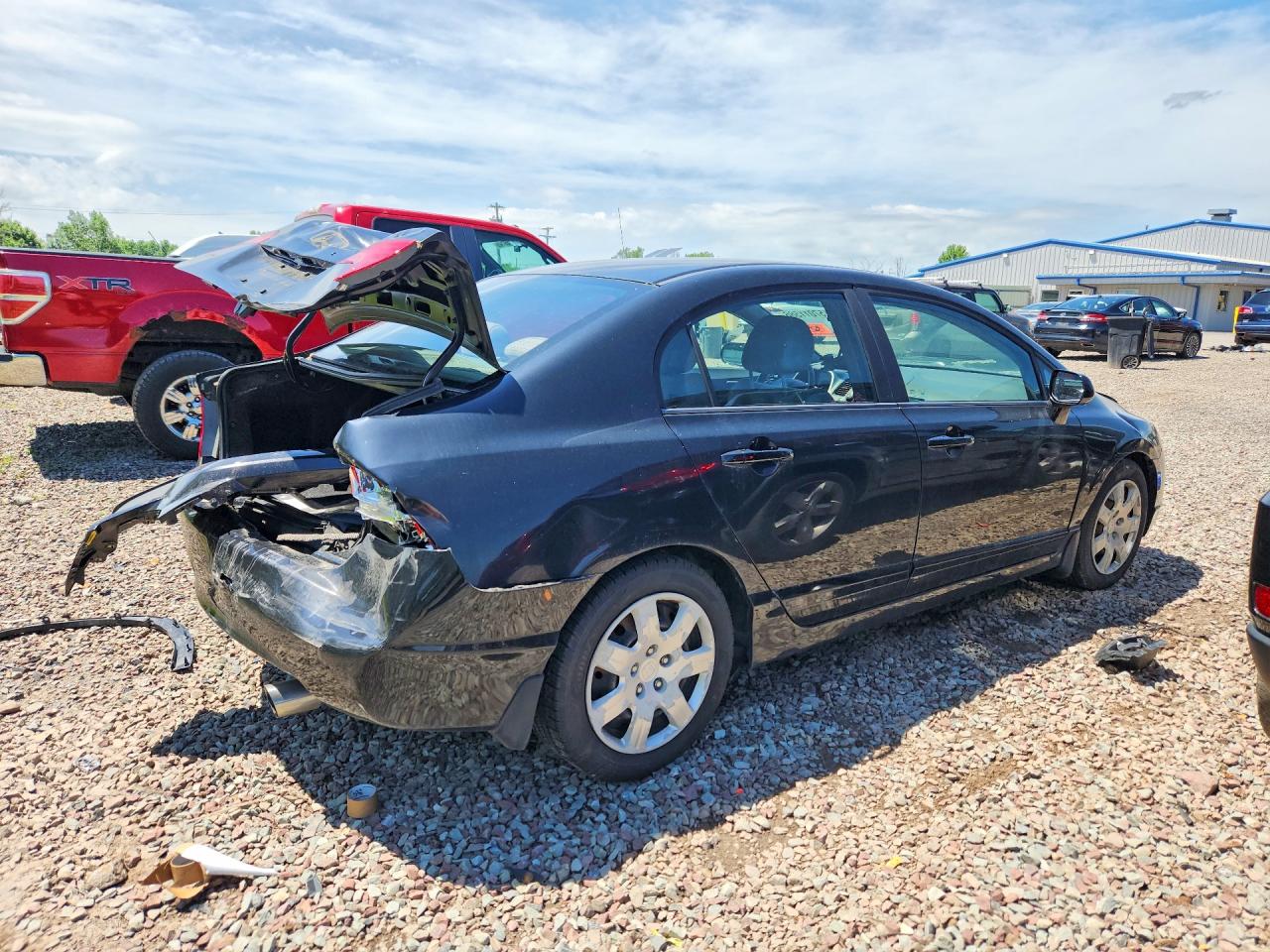 2008 Honda Civic Lx Угольный vin: 1HGFA165X8L075378