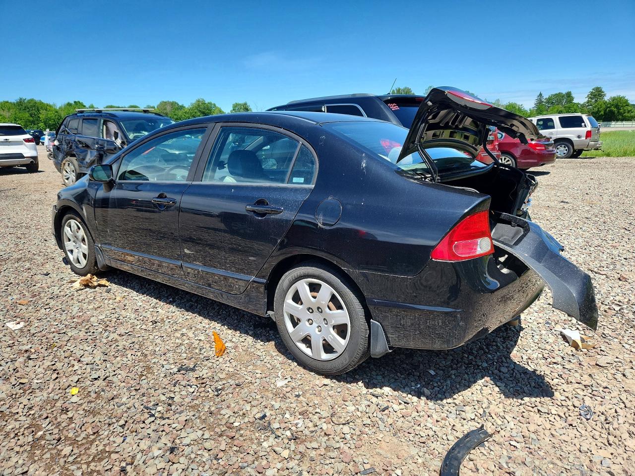 2008 Honda Civic Lx Угольный vin: 1HGFA165X8L075378