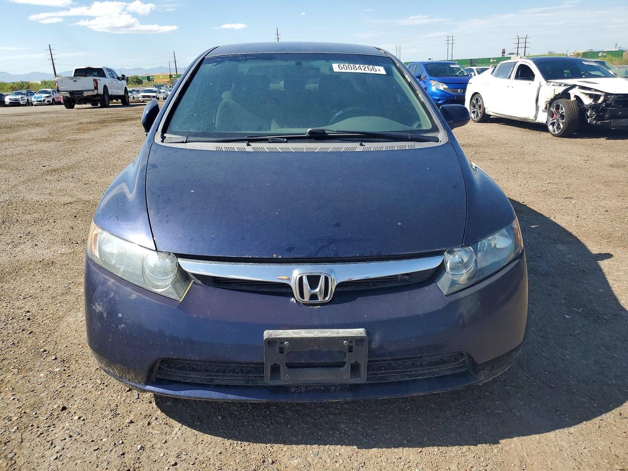 2008 Honda Civic Lx Blue vin: 1HGFA165X8L078555