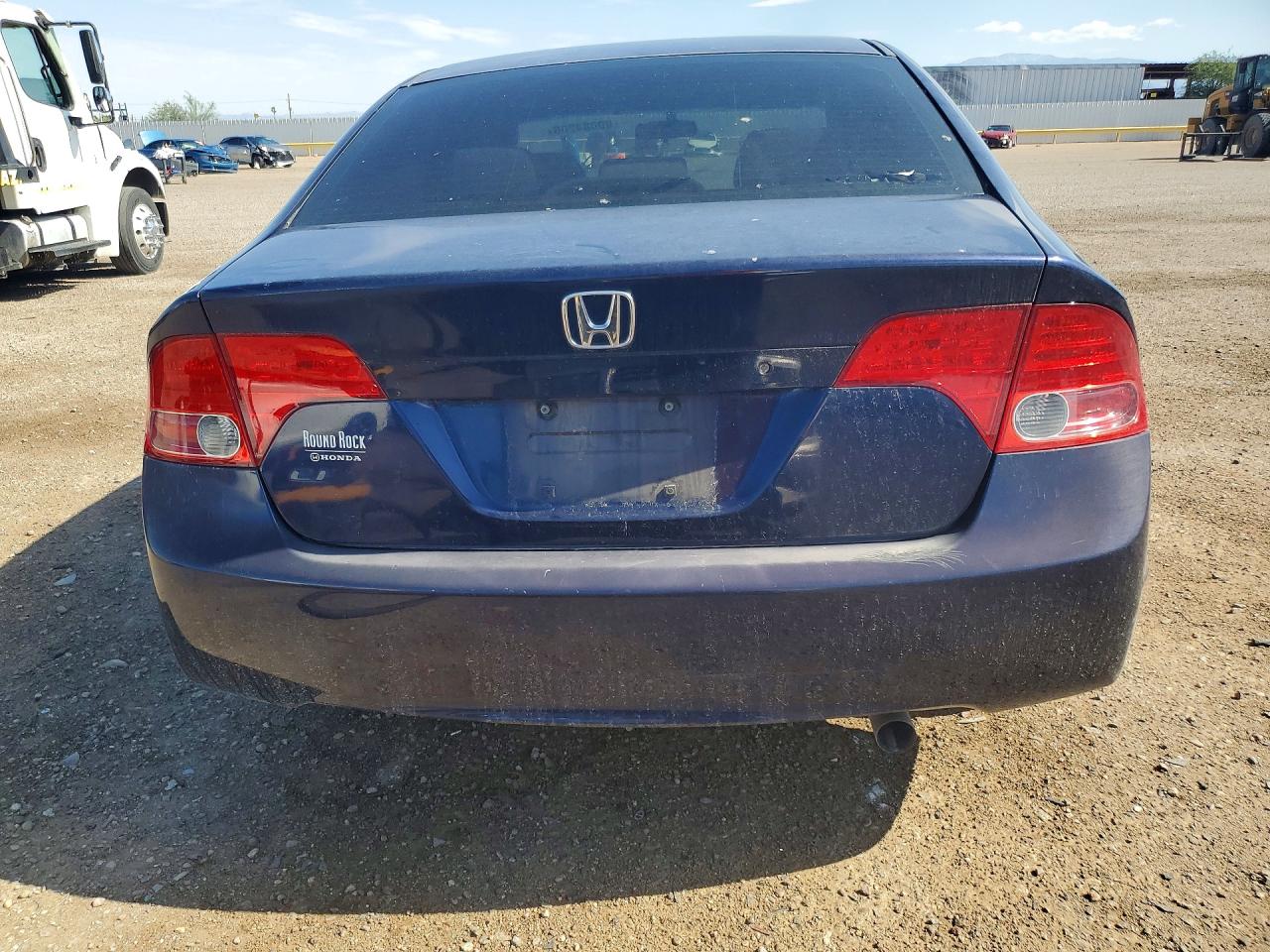 2008 Honda Civic Lx Blue vin: 1HGFA165X8L078555