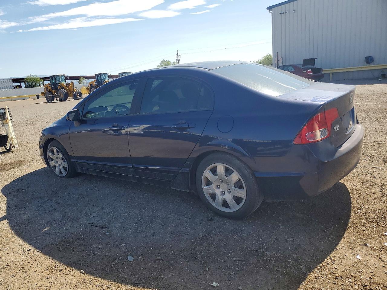 2008 Honda Civic Lx Blue vin: 1HGFA165X8L078555