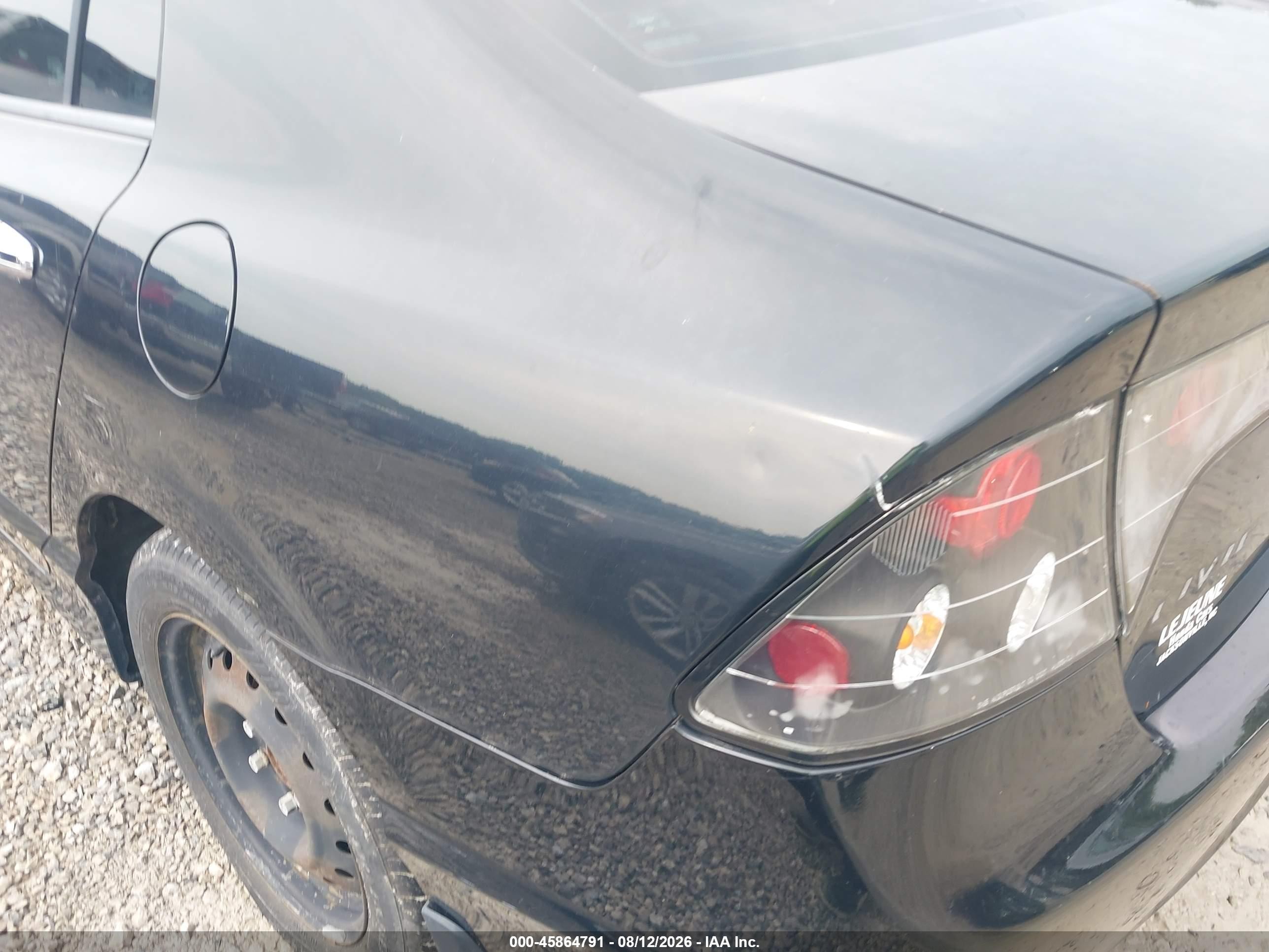 2008 Honda Civic Lx Черный vin: 1HGFA165X8L084677