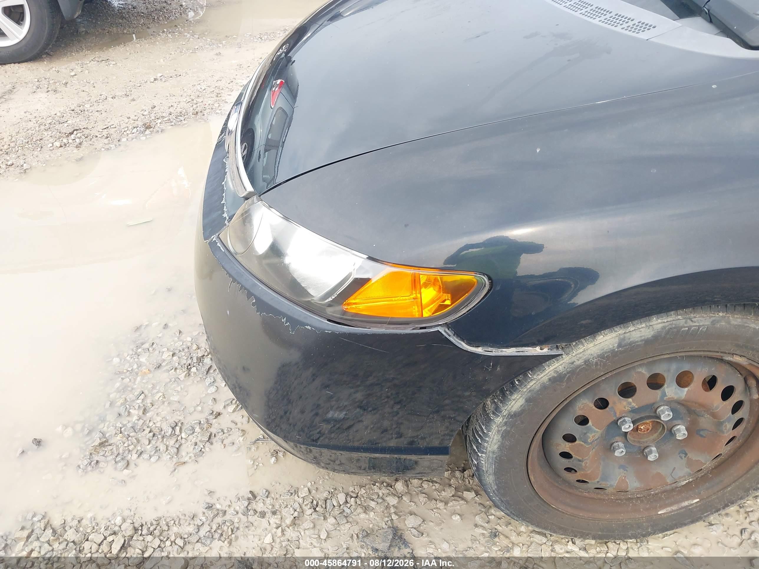 2008 Honda Civic Lx Черный vin: 1HGFA165X8L084677