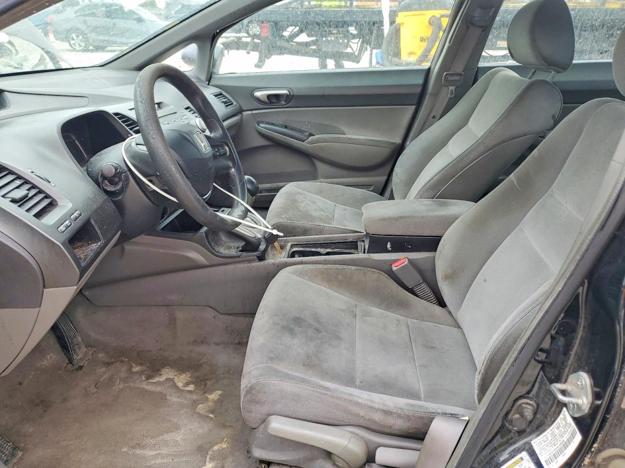 2008 Honda Civic Lx Black vin: 1HGFA165X8L086056