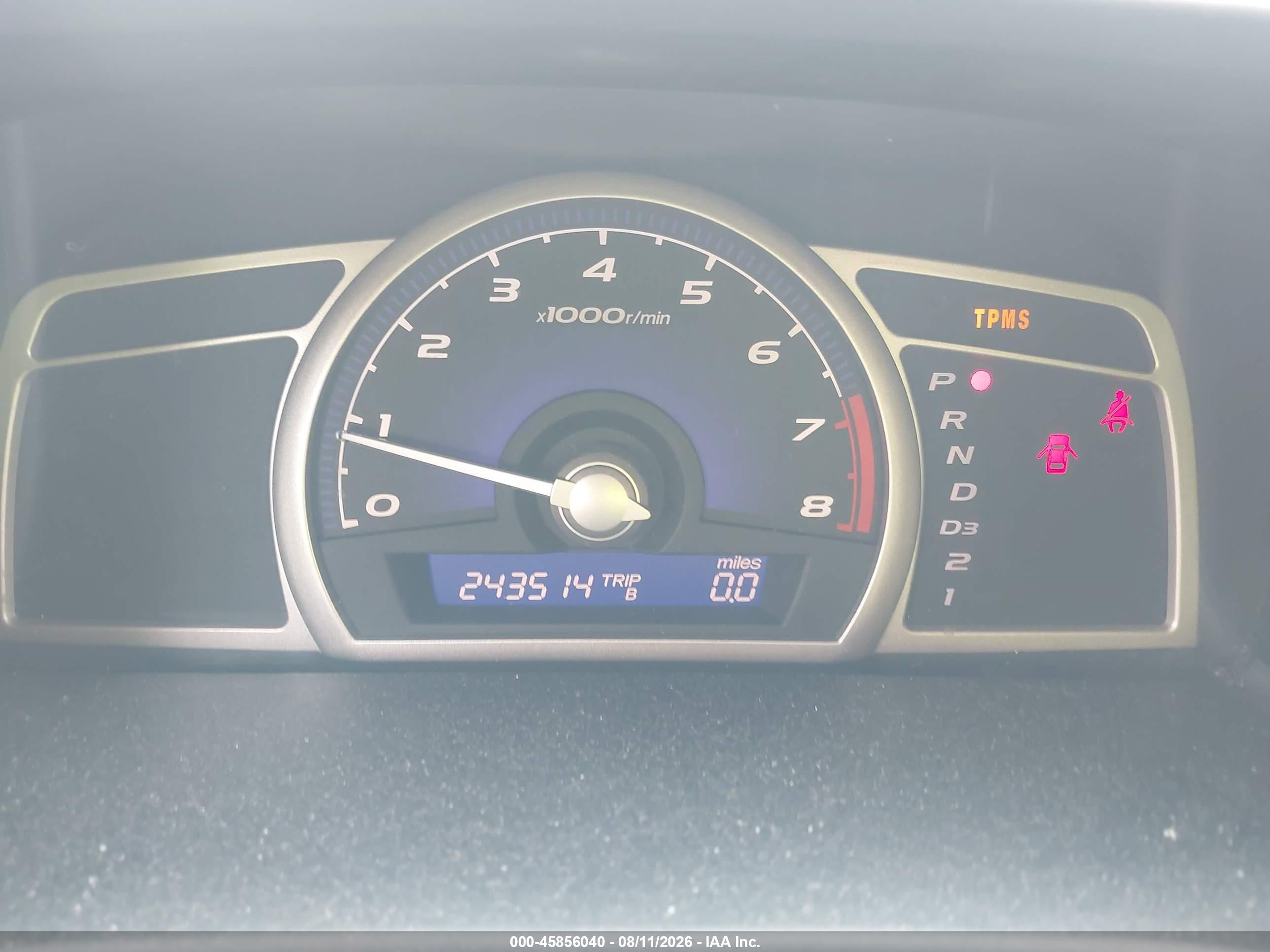 2008 Honda Civic Lx Black vin: 1HGFA165X8L098742