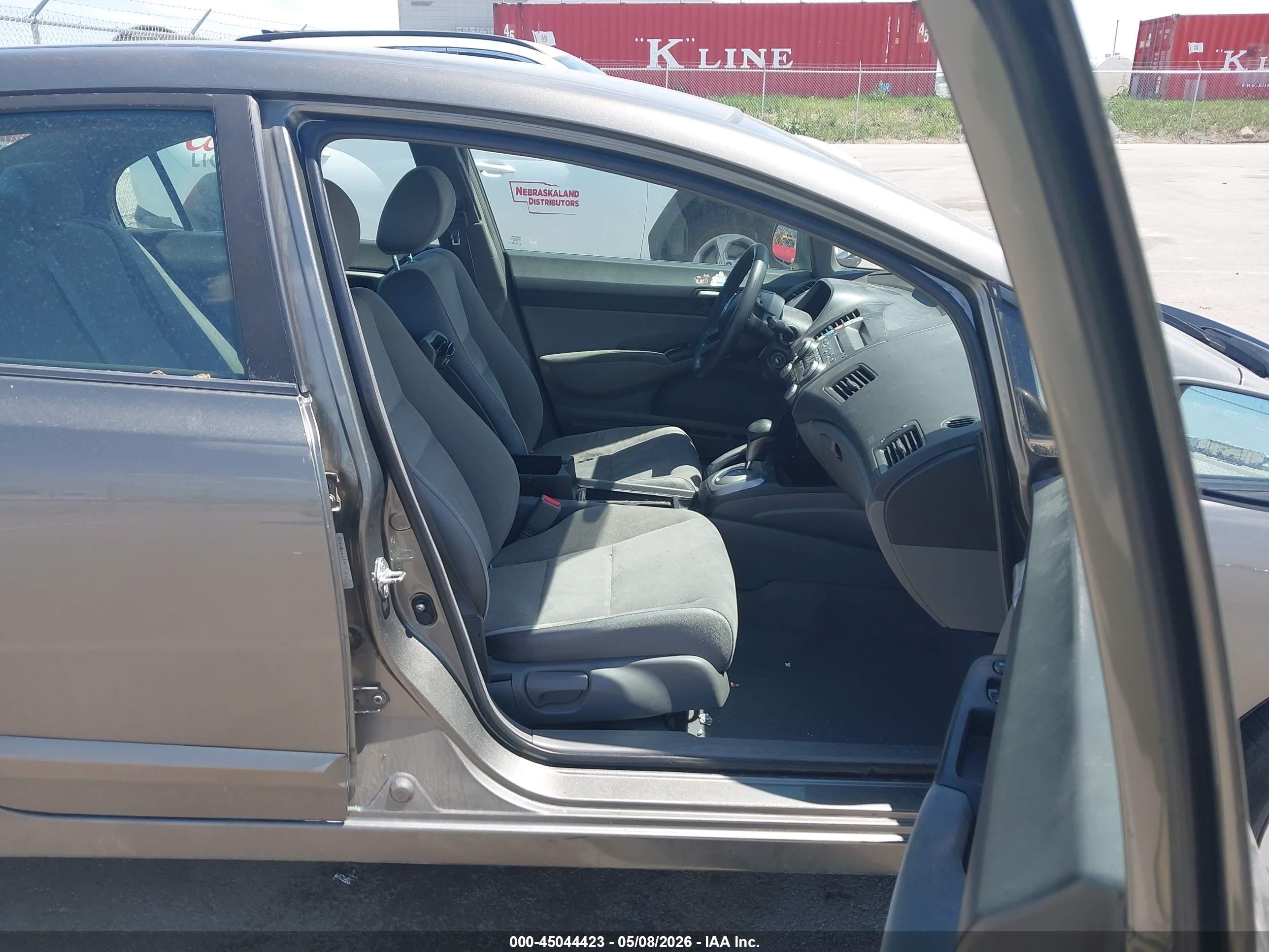 2008 Honda Civic Lx Gray vin: 1HGFA165X8L103230