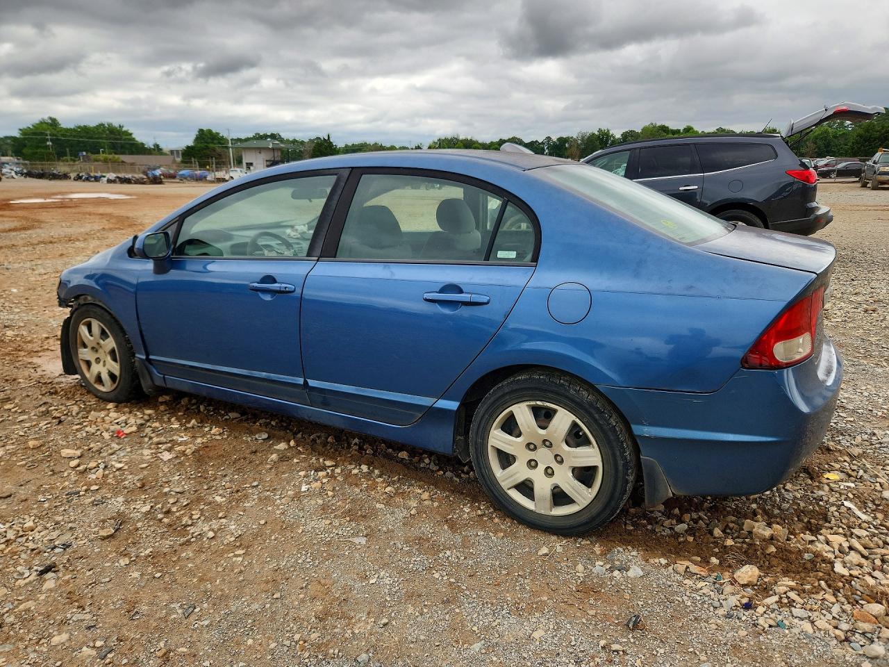 2009 Honda Civic Lx Blue vin: 1HGFA165X9L002304