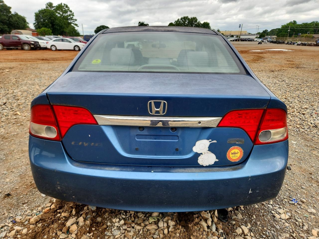 2009 Honda Civic Lx Blue vin: 1HGFA165X9L002304