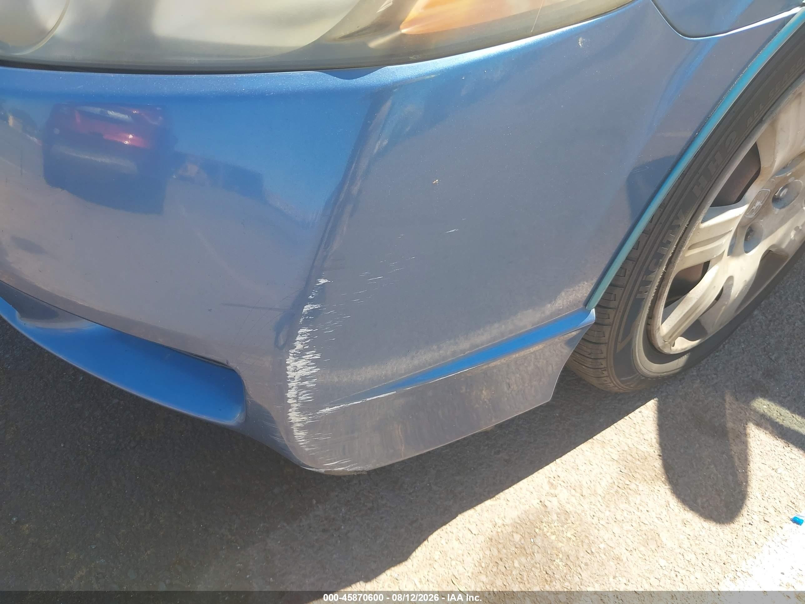 2009 Honda Civic Lx Blue vin: 1HGFA165X9L006580