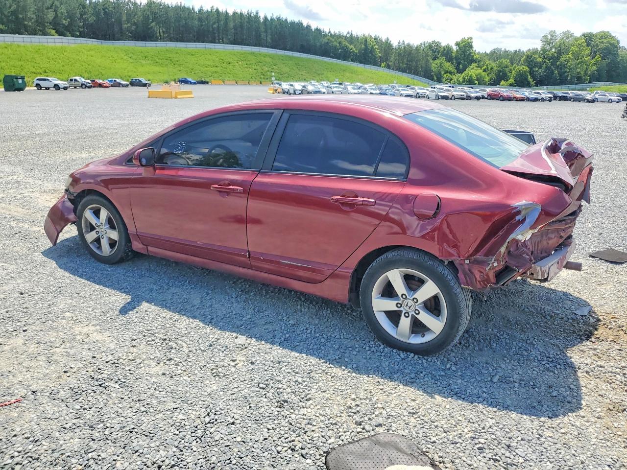 2009 Honda Civic Lx Burgundy vin: 1HGFA165X9L014226