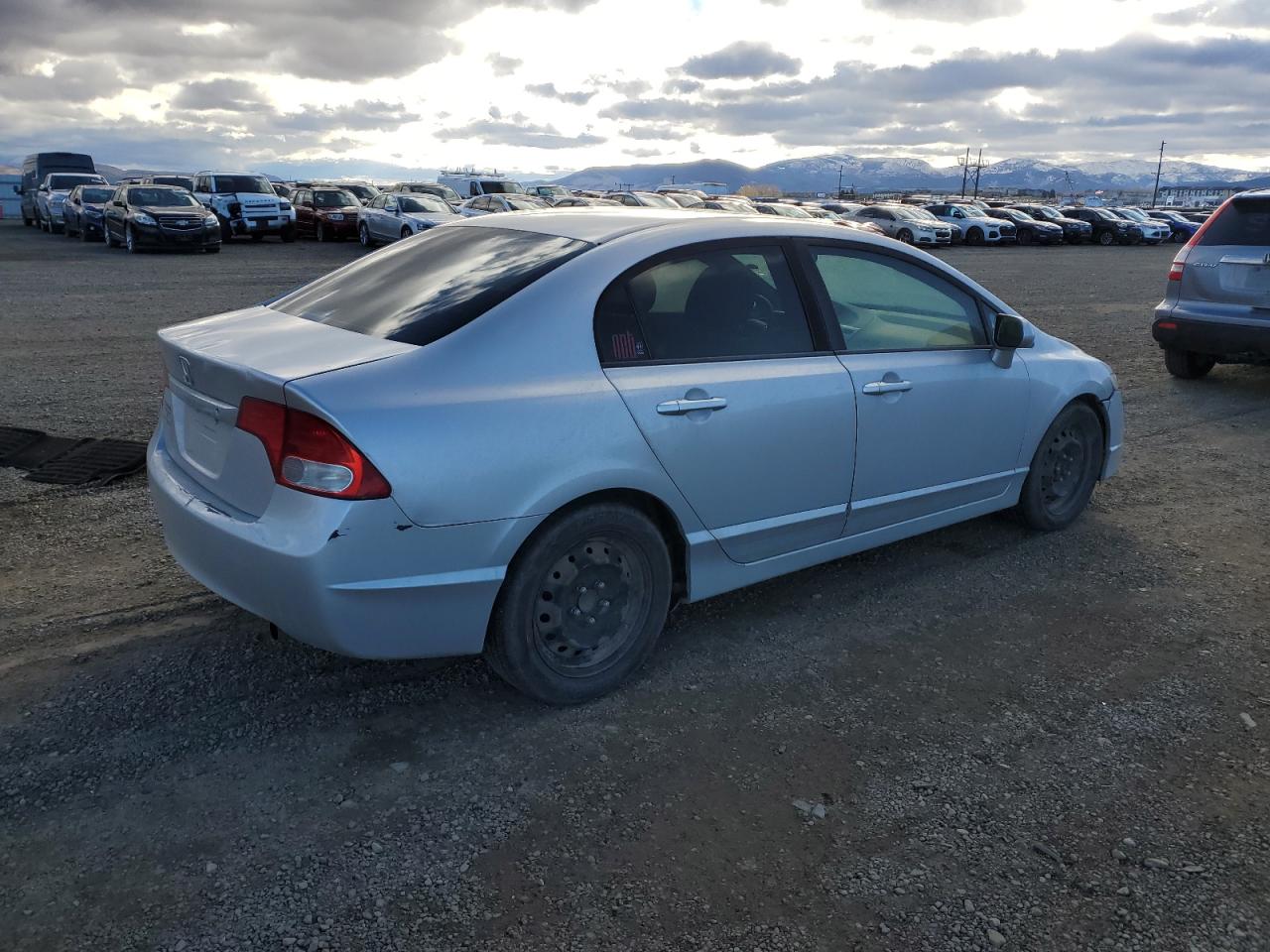 2009 Honda Civic Lx Silver vin: 1HGFA165X9L019846