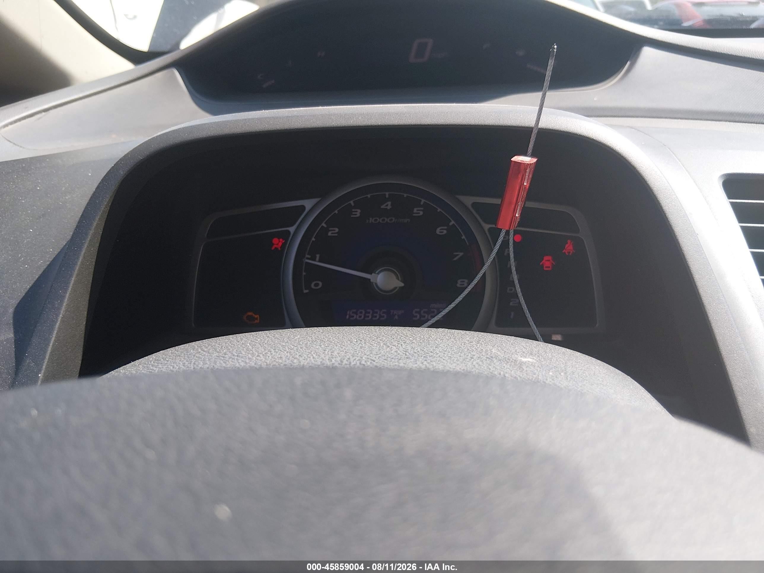 2009 Honda Civic Lx Gray vin: 1HGFA165X9L024254