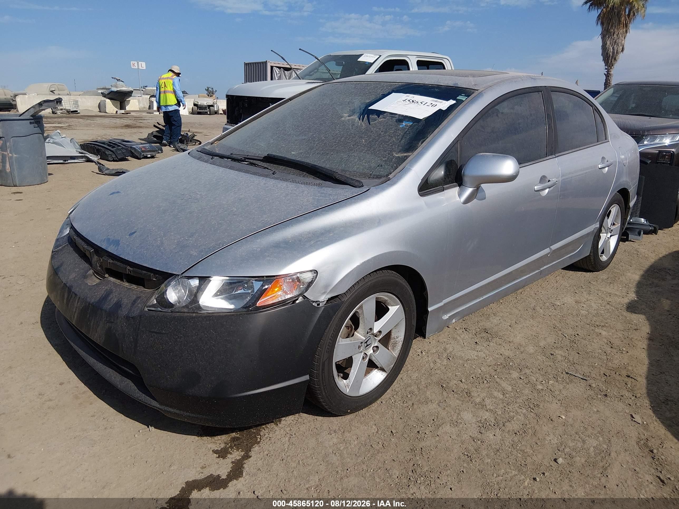 2006 Honda Civic Ex Silver vin: 1HGFA16806L018579