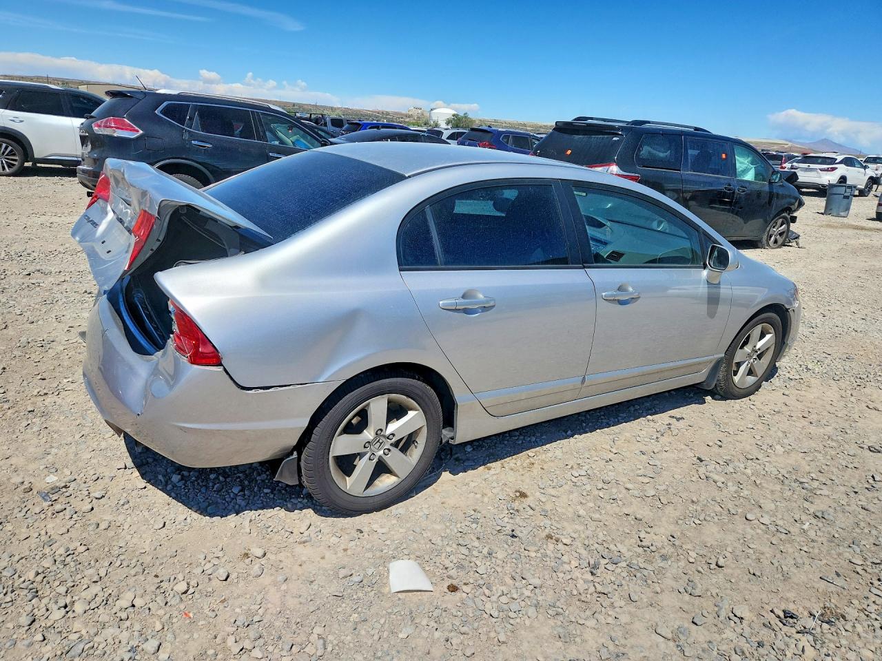 2006 Honda Civic Ex Silver vin: 1HGFA16806L038038