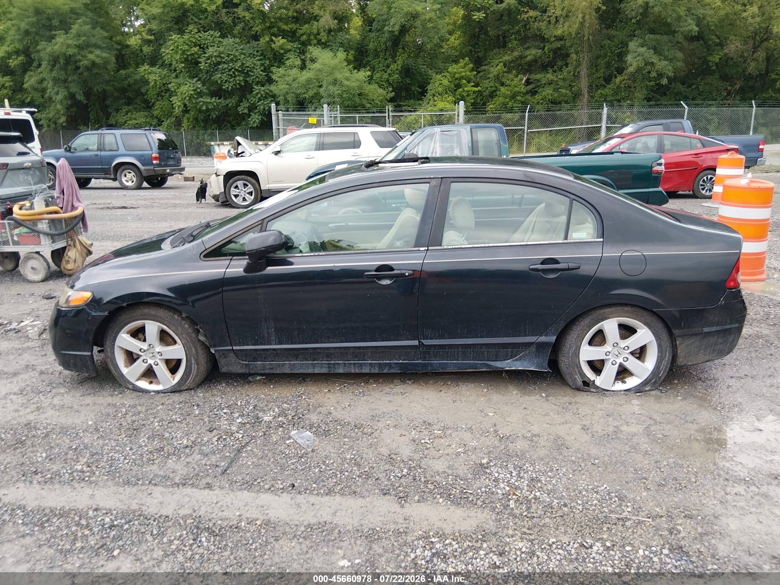 2006 Honda Civic Ex Black vin: 1HGFA16806L040145