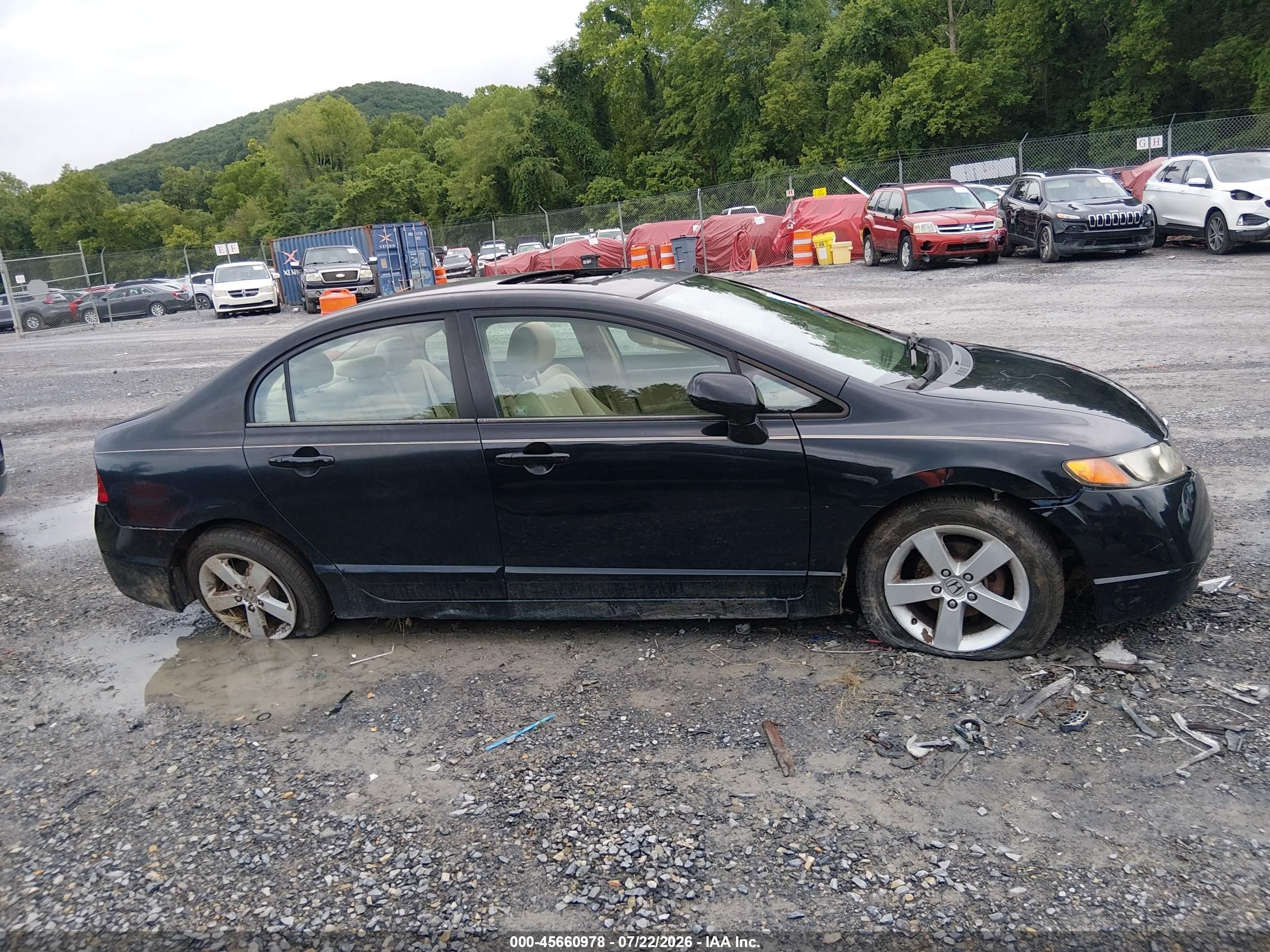 2006 Honda Civic Ex Black vin: 1HGFA16806L040145