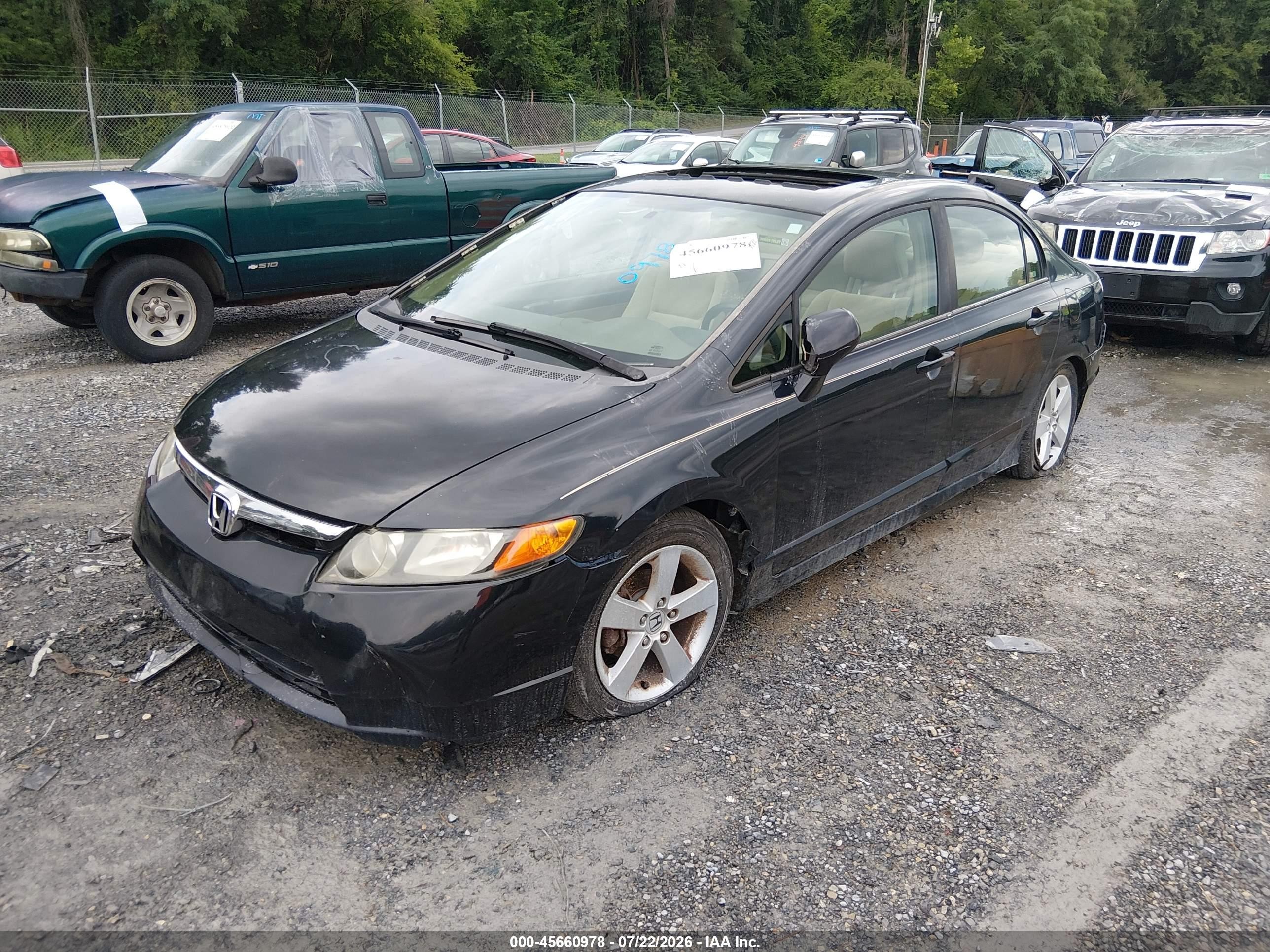 2006 Honda Civic Ex Black vin: 1HGFA16806L040145