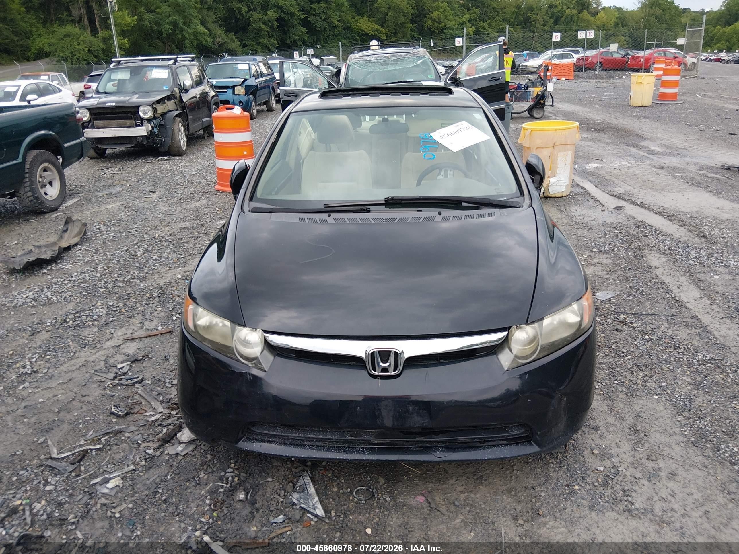 2006 Honda Civic Ex Black vin: 1HGFA16806L040145