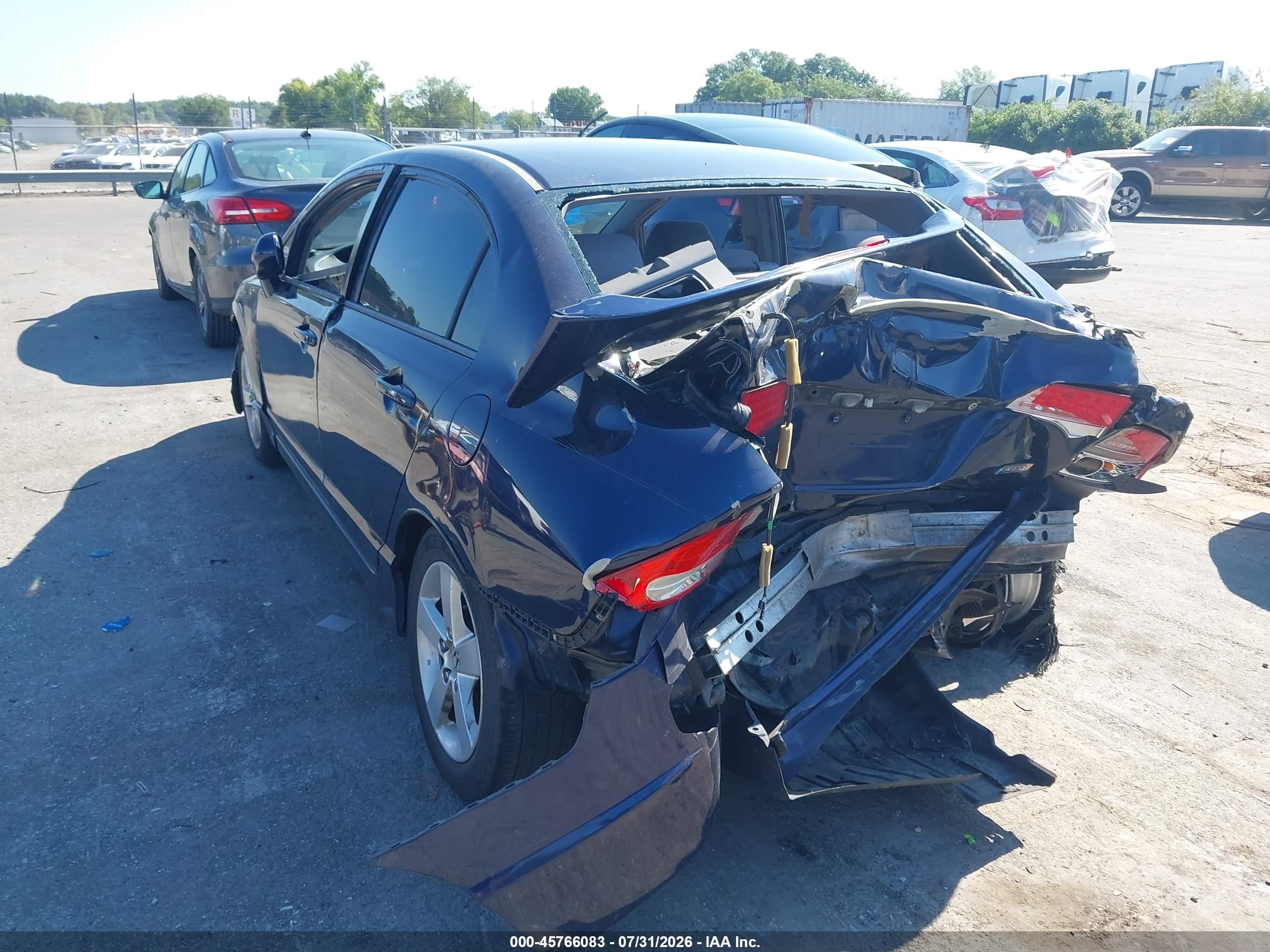 2006 Honda Civic Ex Blue vin: 1HGFA16806L043899