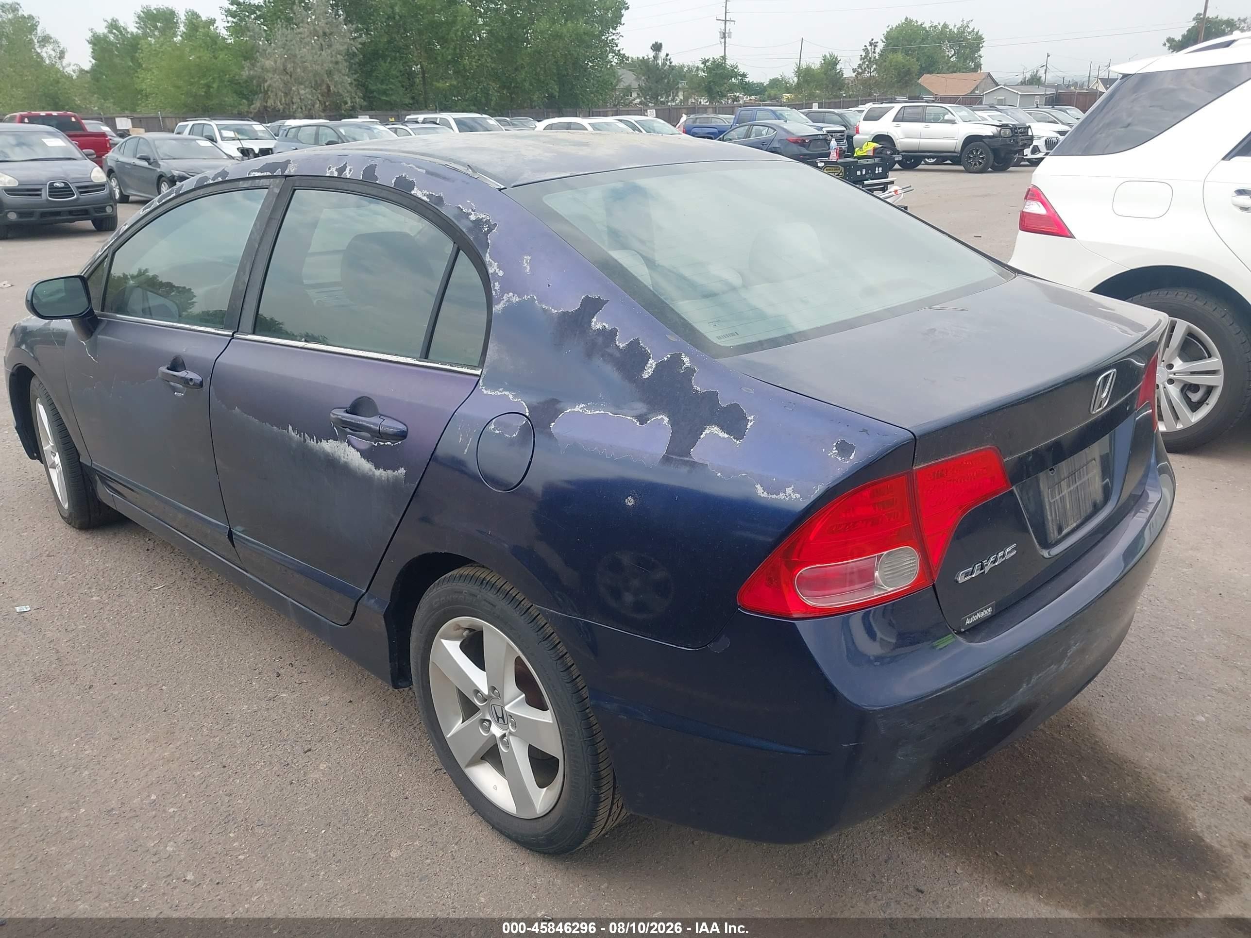 2006 Honda Civic Ex Blue vin: 1HGFA16806L044258