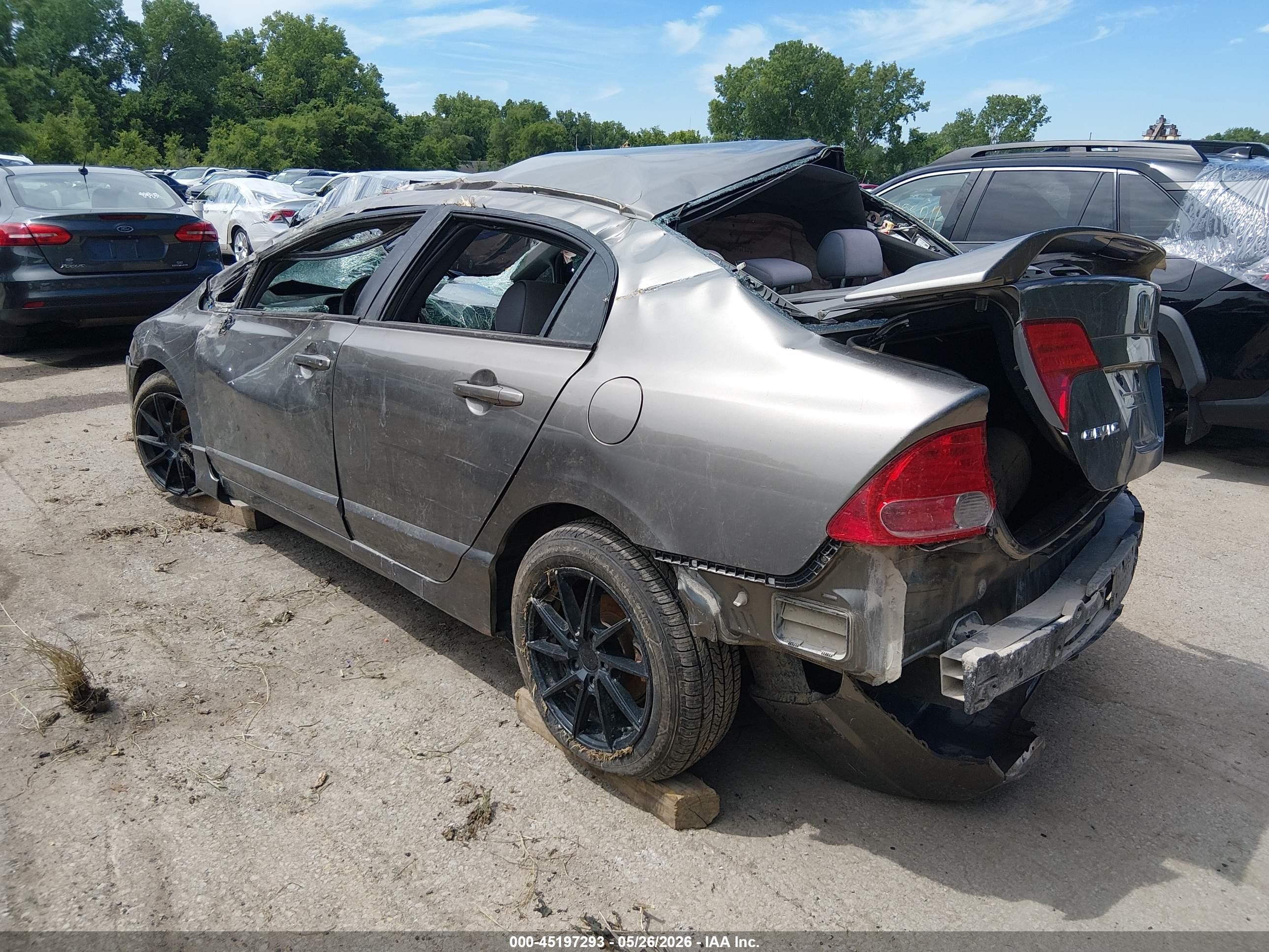 2006 Honda Civic Ex Gray vin: 1HGFA16806L055082