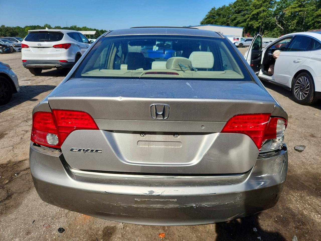 2006 Honda Civic Ex Beige vin: 1HGFA16806L073887