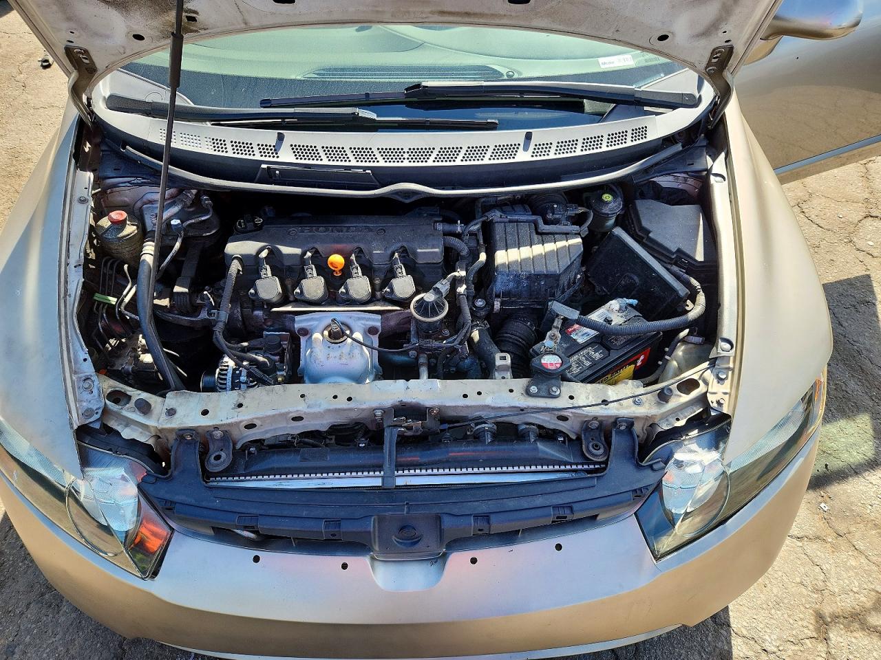 2006 Honda Civic Ex Beige vin: 1HGFA16806L073887