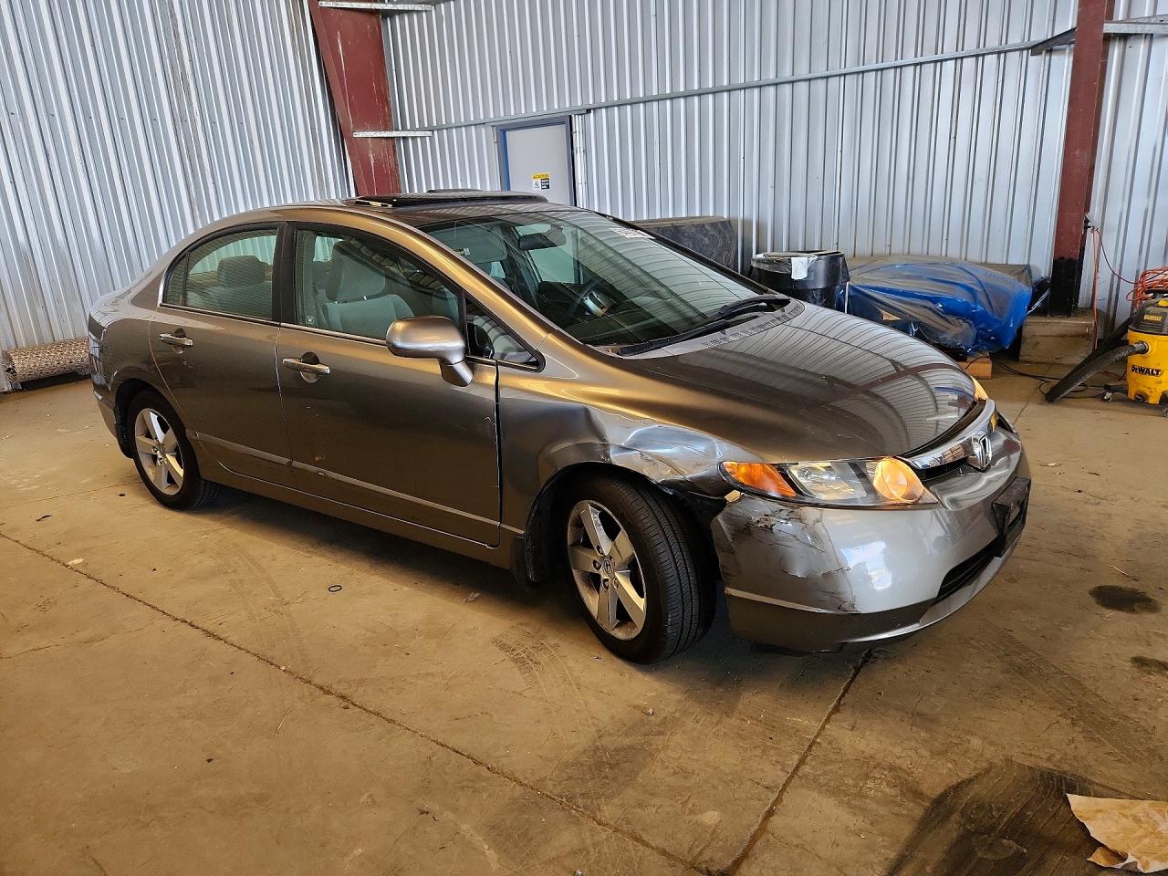 2006 Honda Civic Ex Gray vin: 1HGFA16806L092360